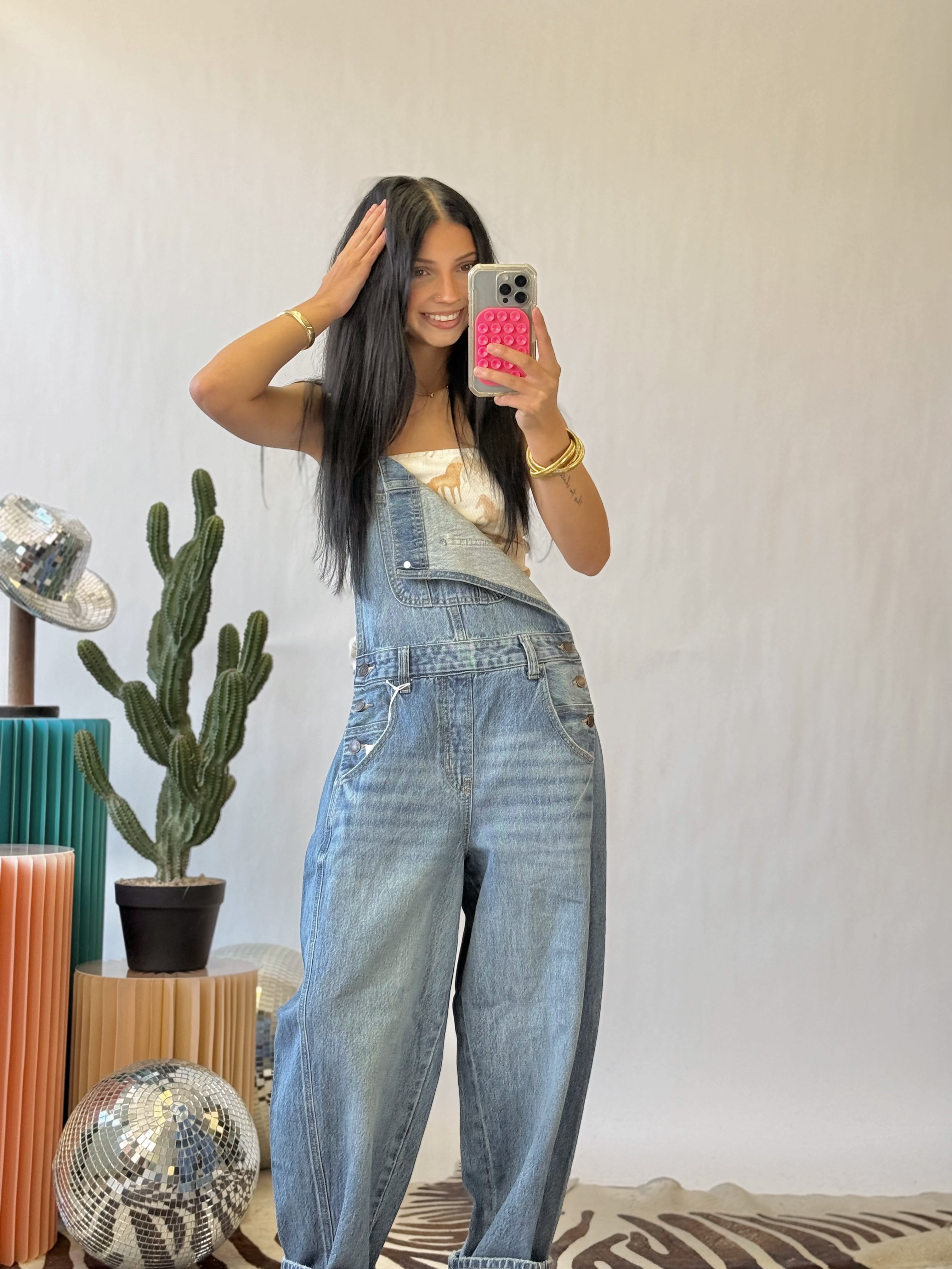 The Meadow Muse Barrel Overalls - Restock