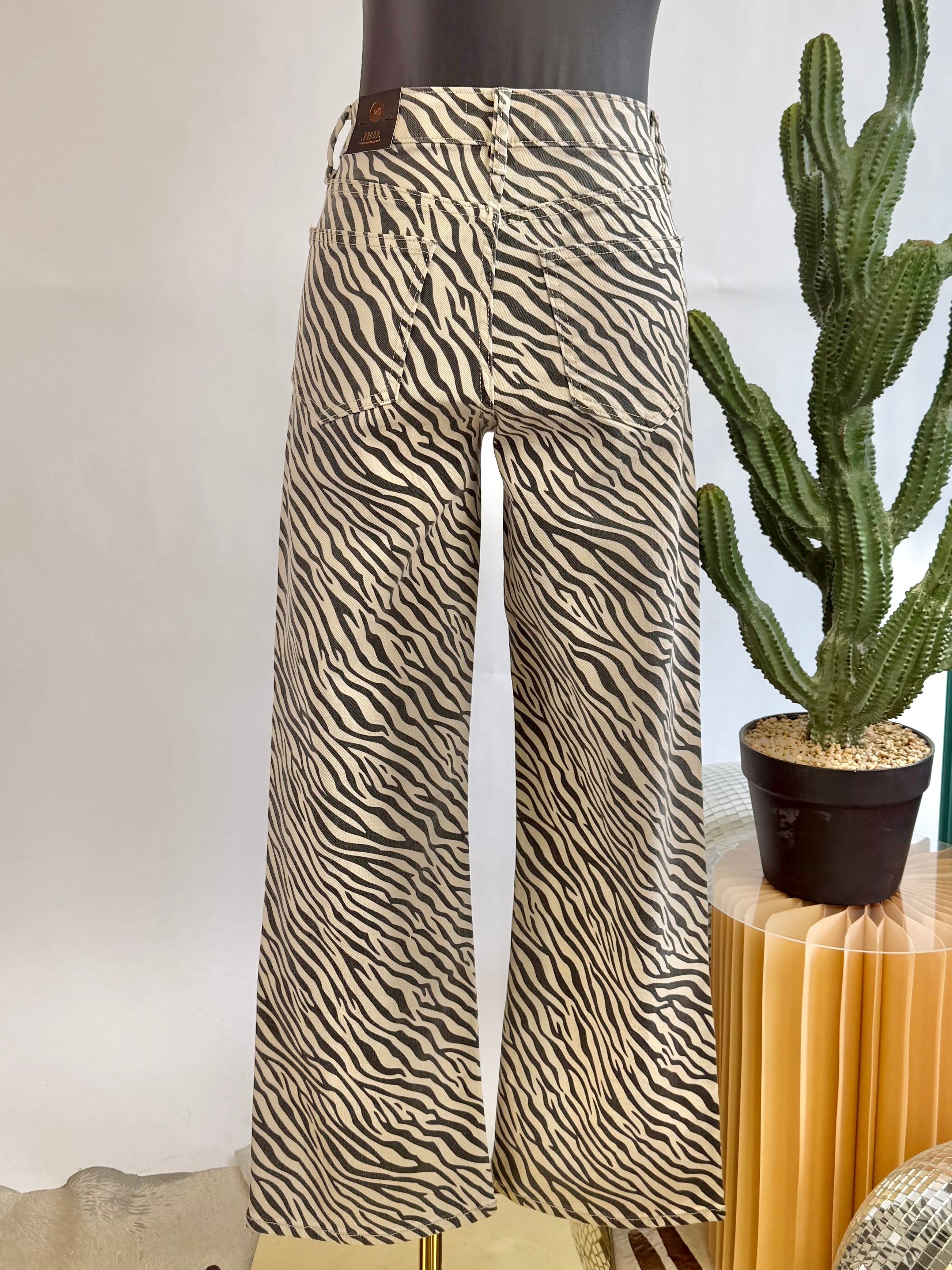 The Ava Zebra Jeans