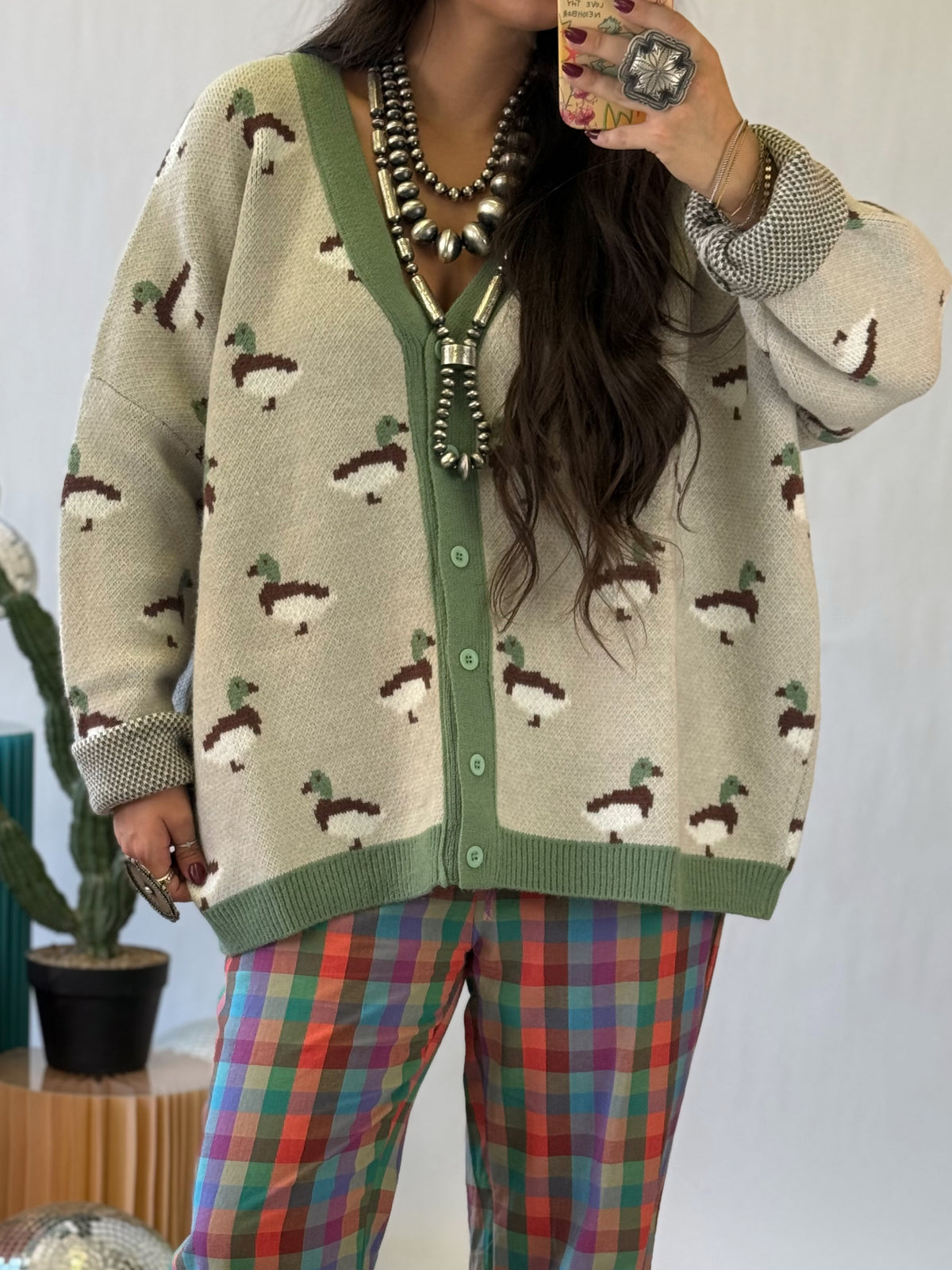 The Meadow Mallard Knit Cardigan