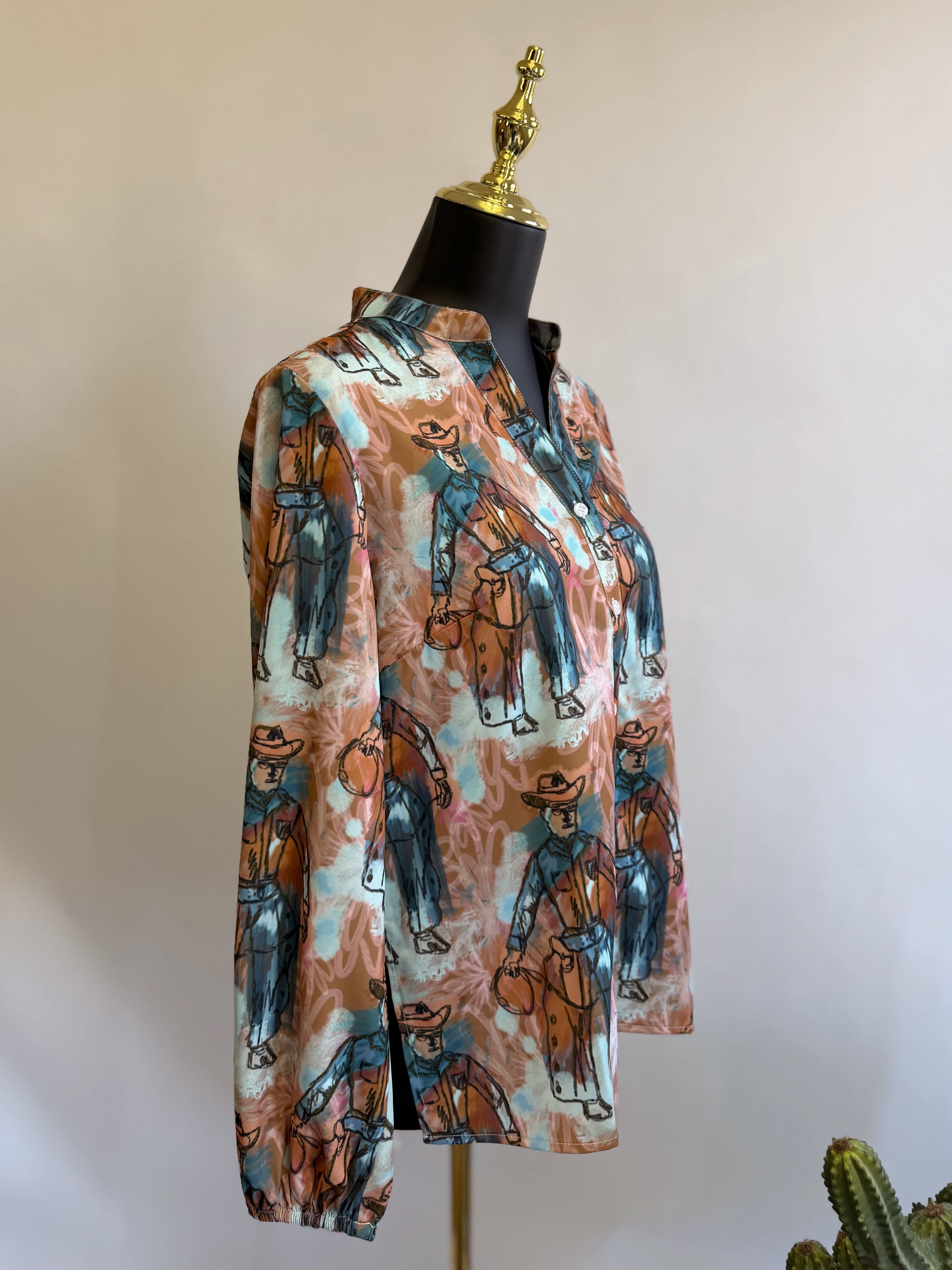 The Eclectic Cowboy Top