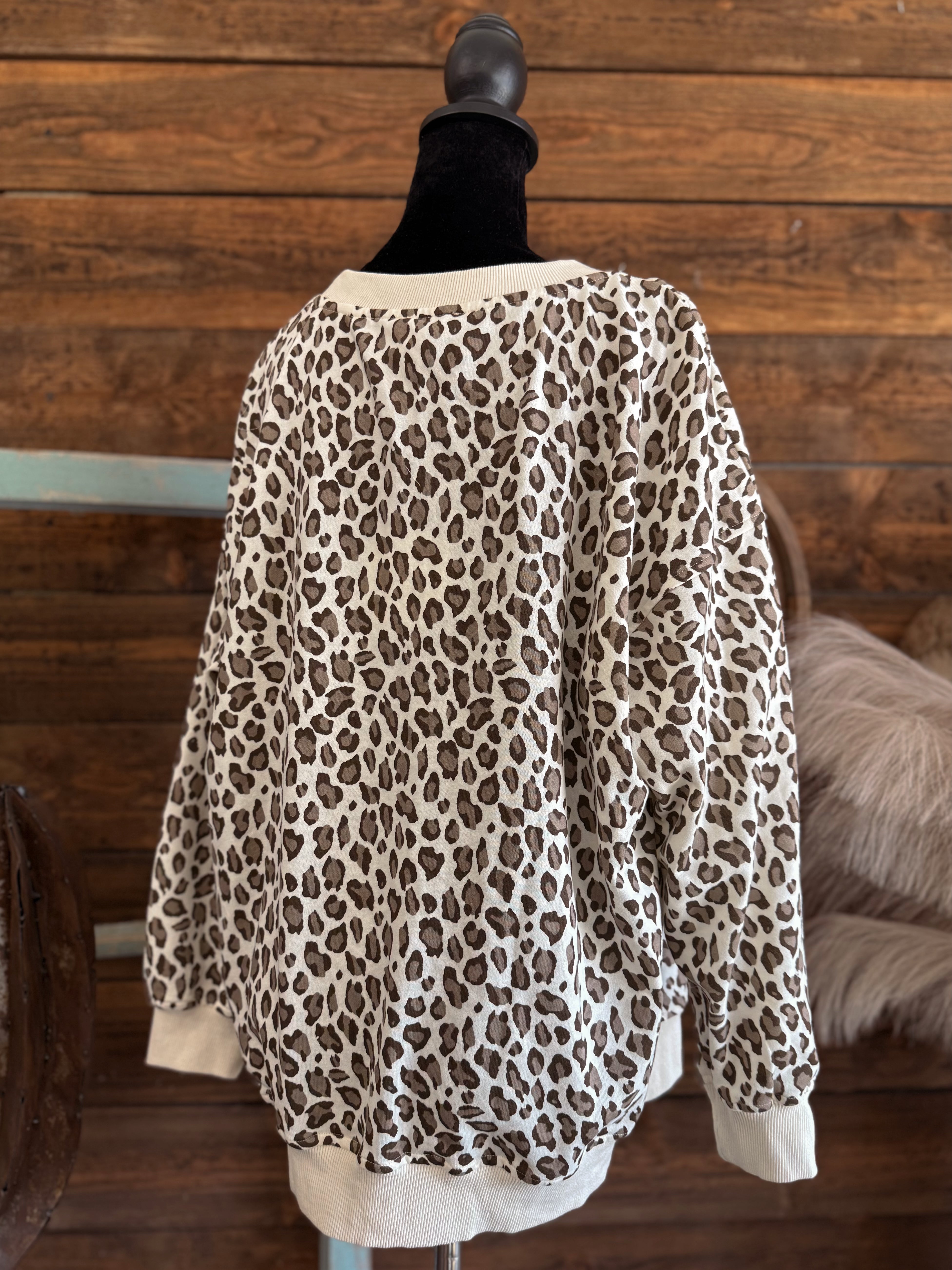 The Layla Leopard Lounge Set