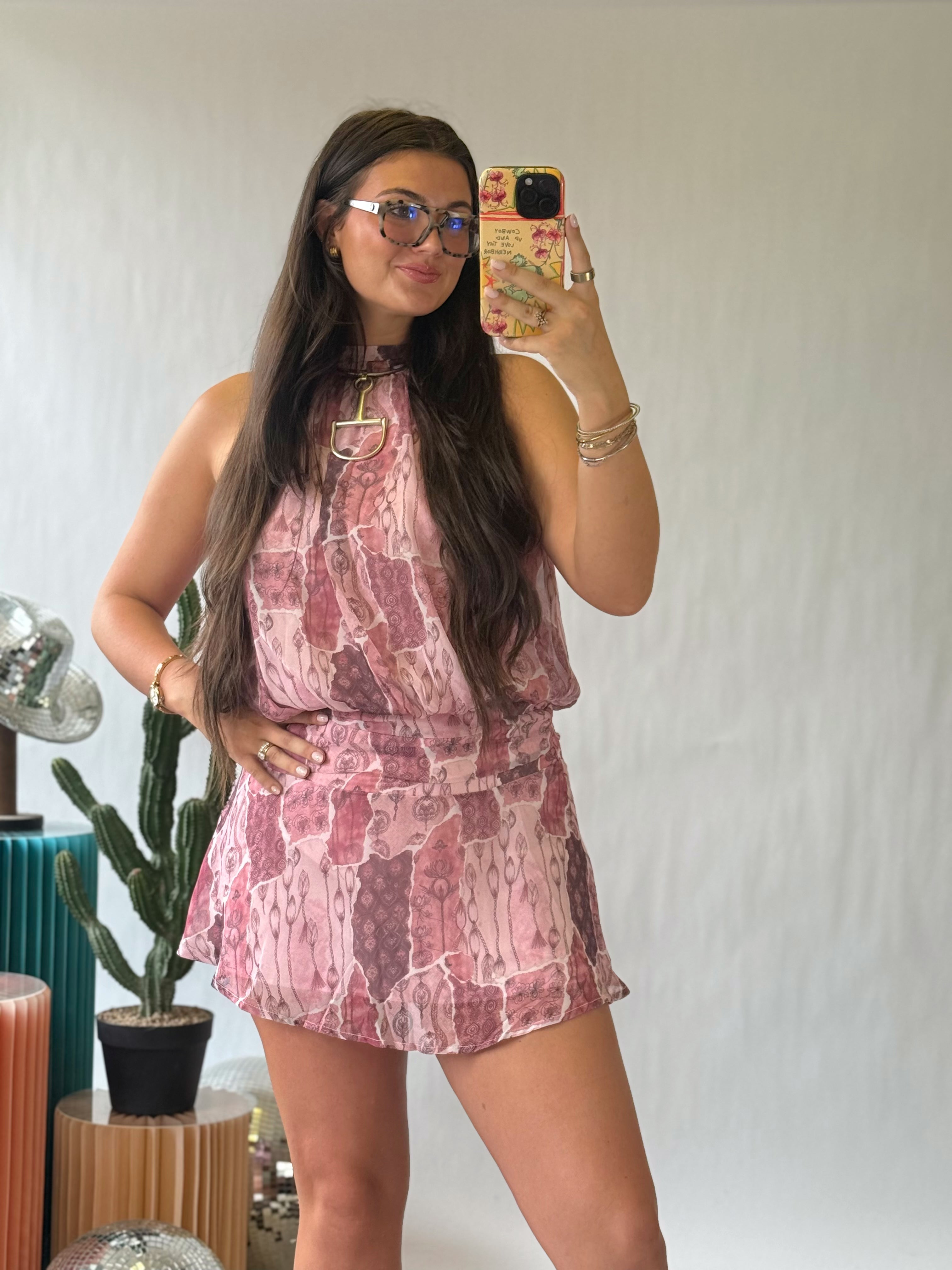 The Rodeo Romance Mini Dress