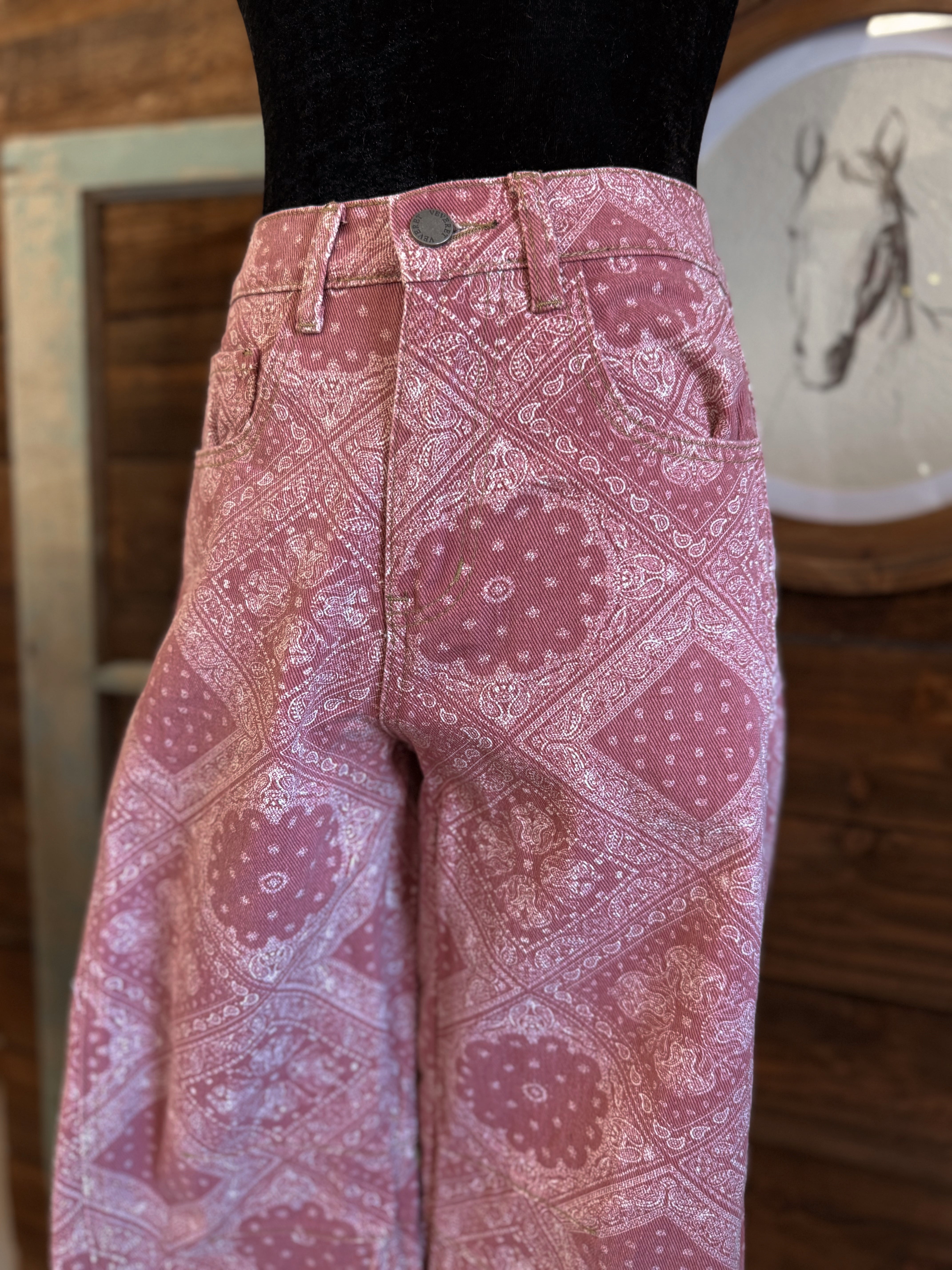 The Paisley Barrel Jeans