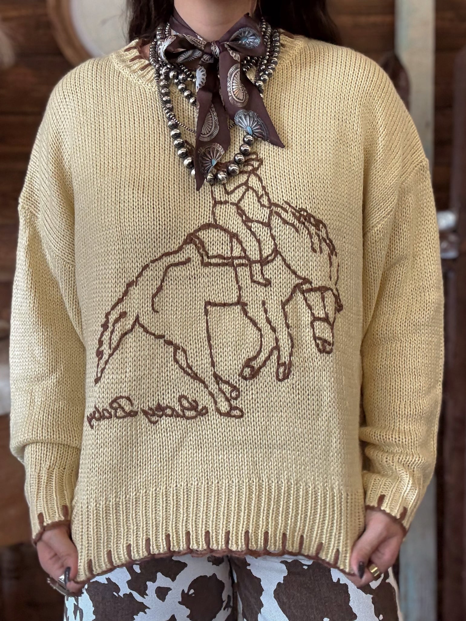 The Buckin Bronc Sweater