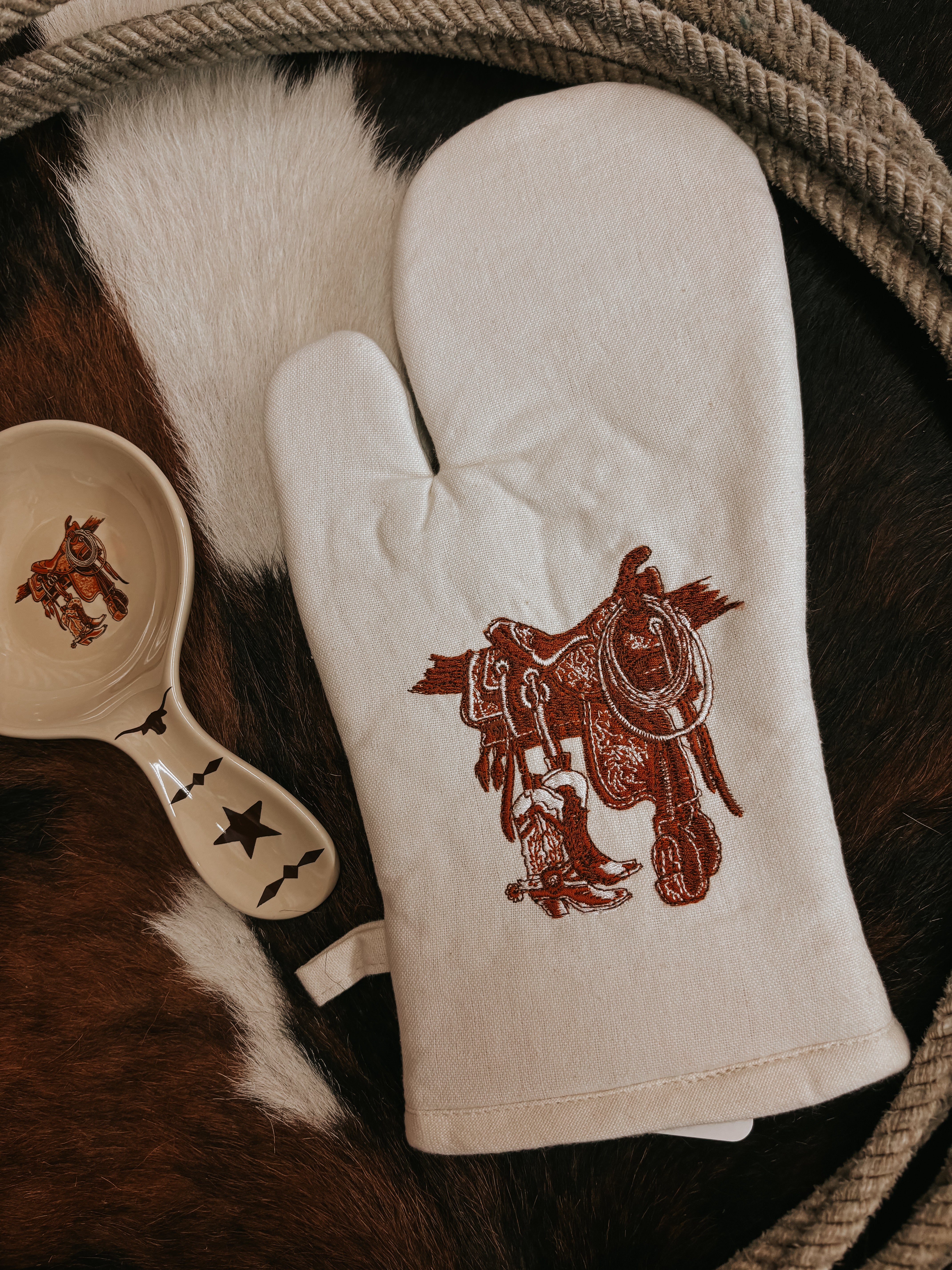 The Cowboy Way Oven Mitt