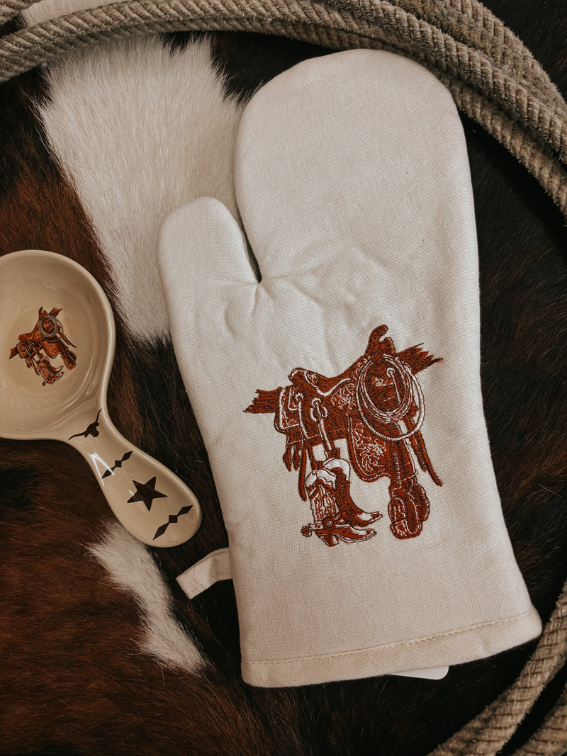 The Cowboy Way Oven Mitt