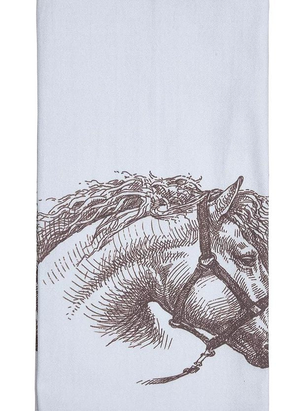 The Vintage Horse Head Tea Towel