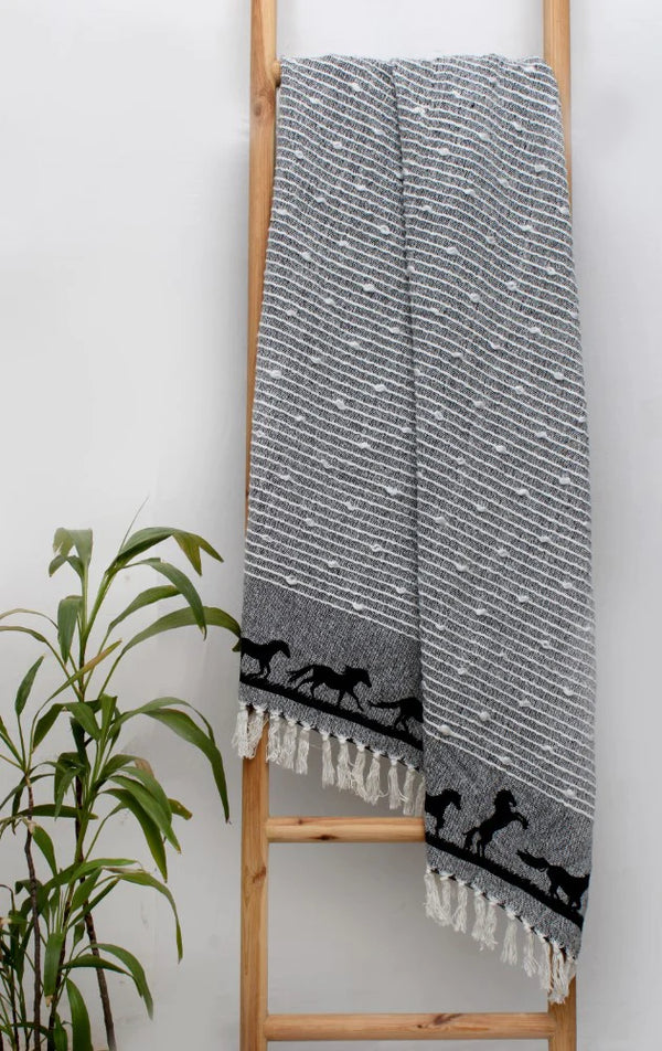 The Horse Throw Blanket