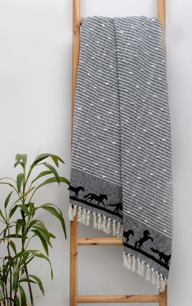 The Horse Throw Blanket
