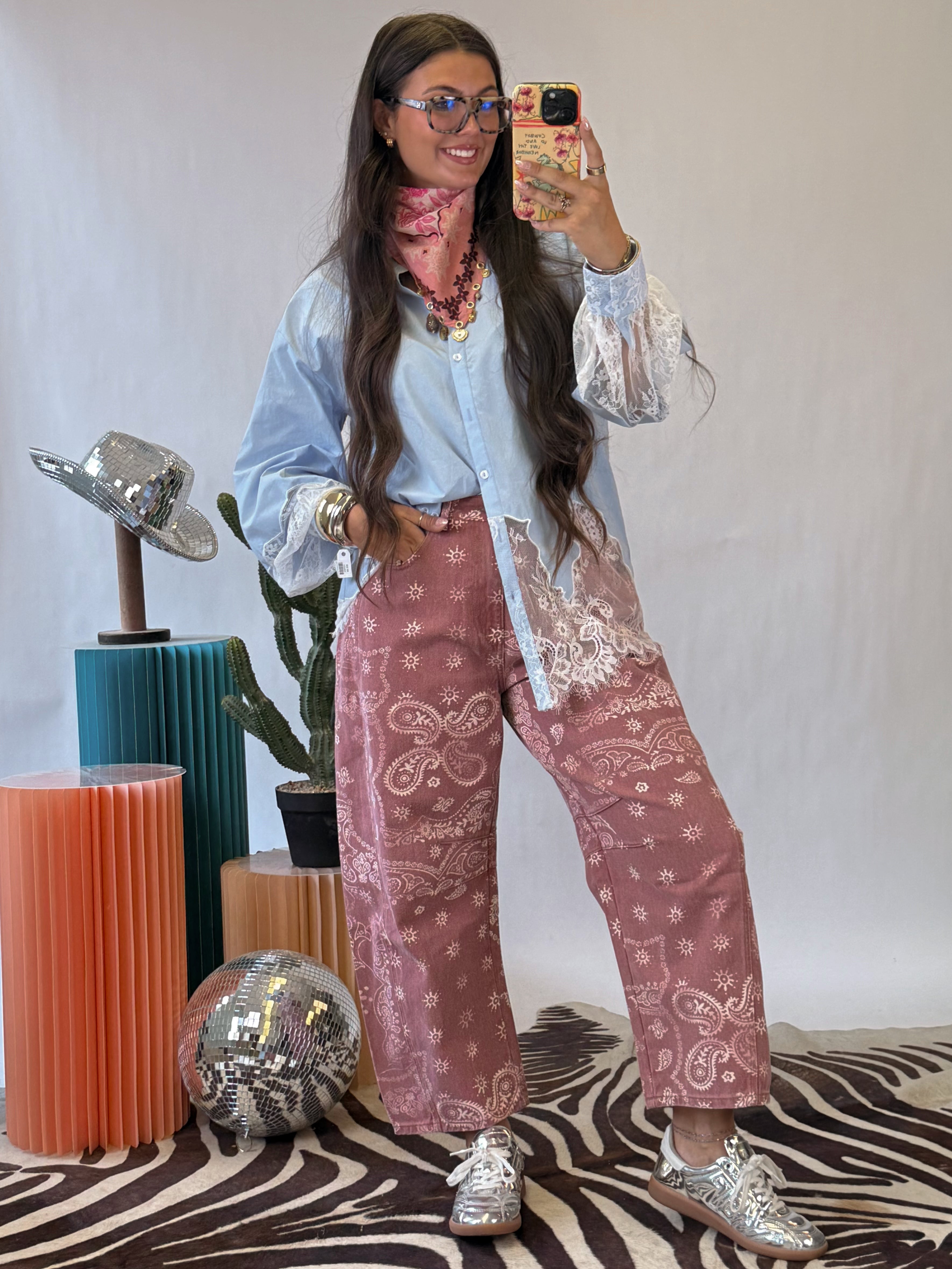 The Blue Dahlia Top