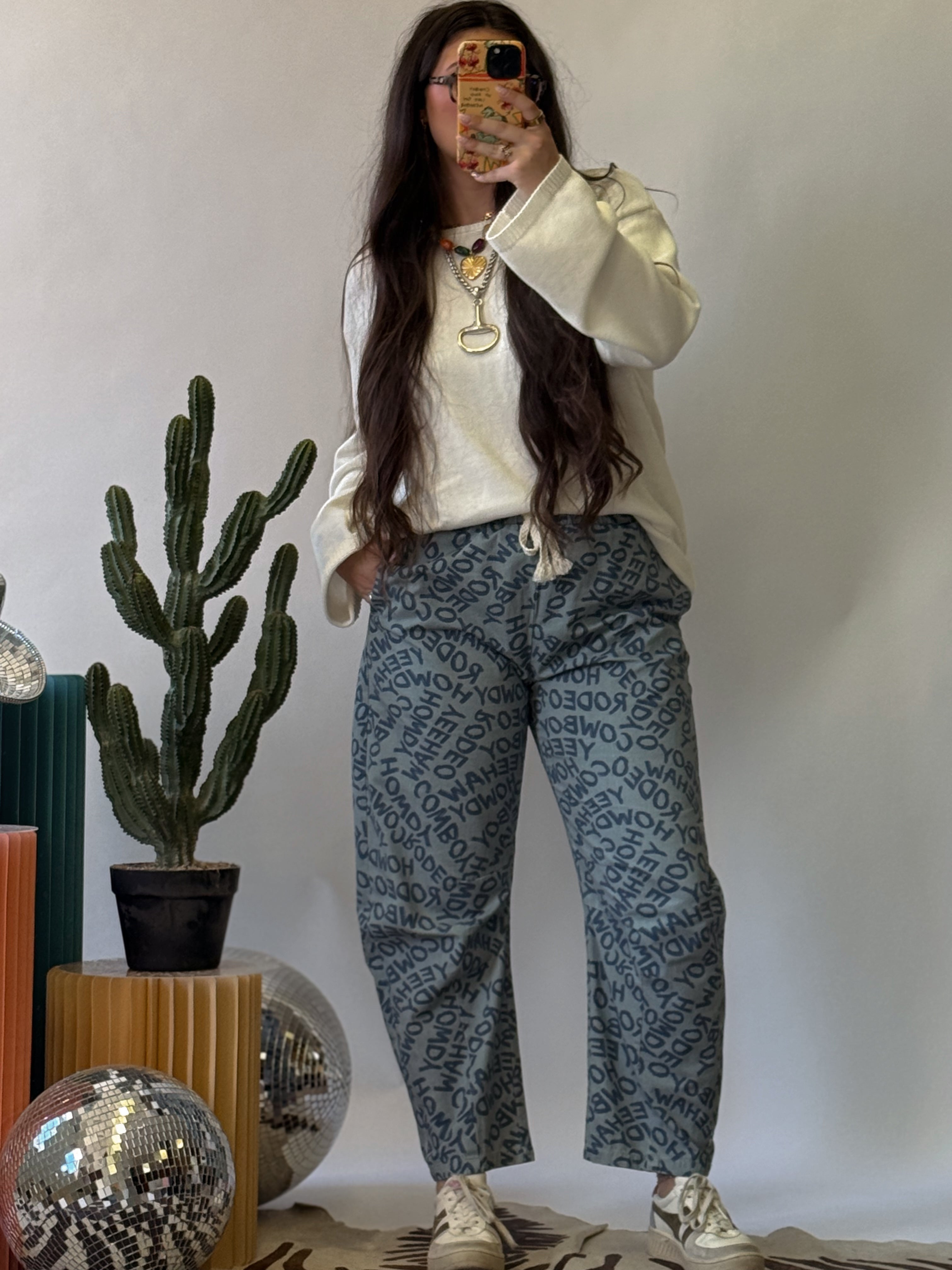 The Cowboy Barrel Pants - Restock