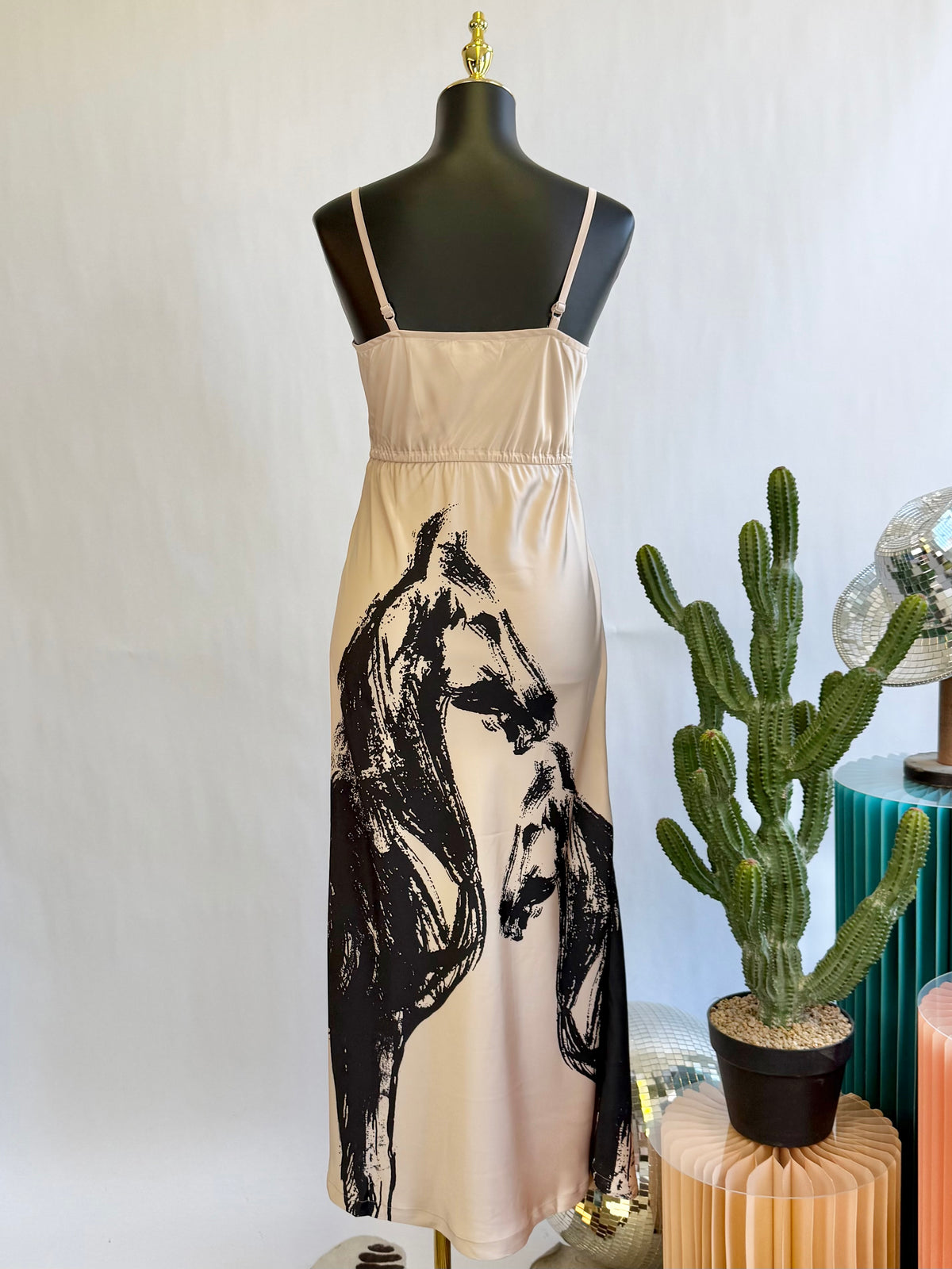 The Wild Stallion Satin Maxi Dress