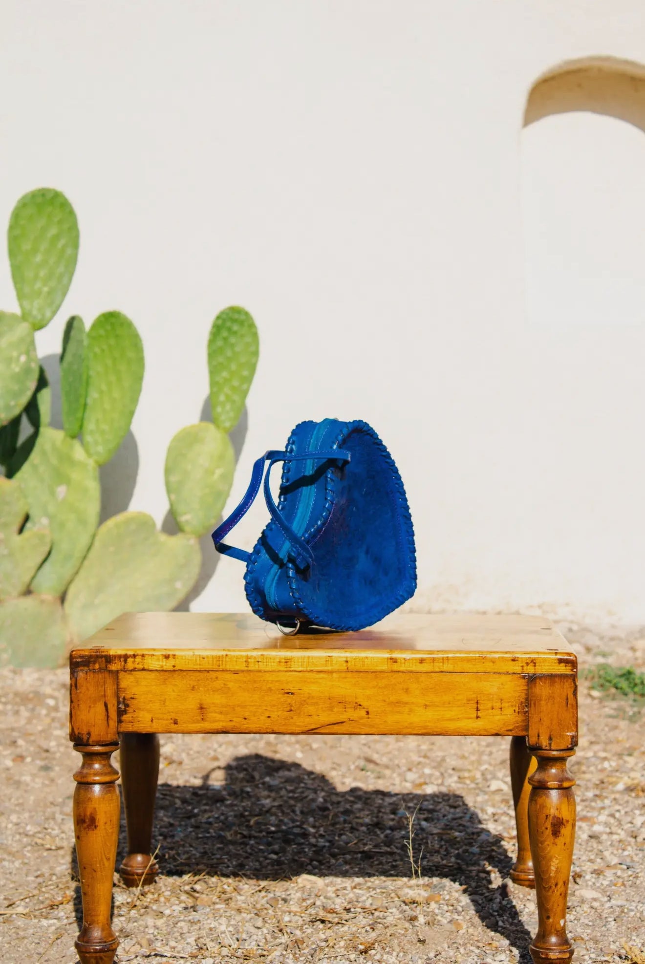 The Adela Leather Heart Purse