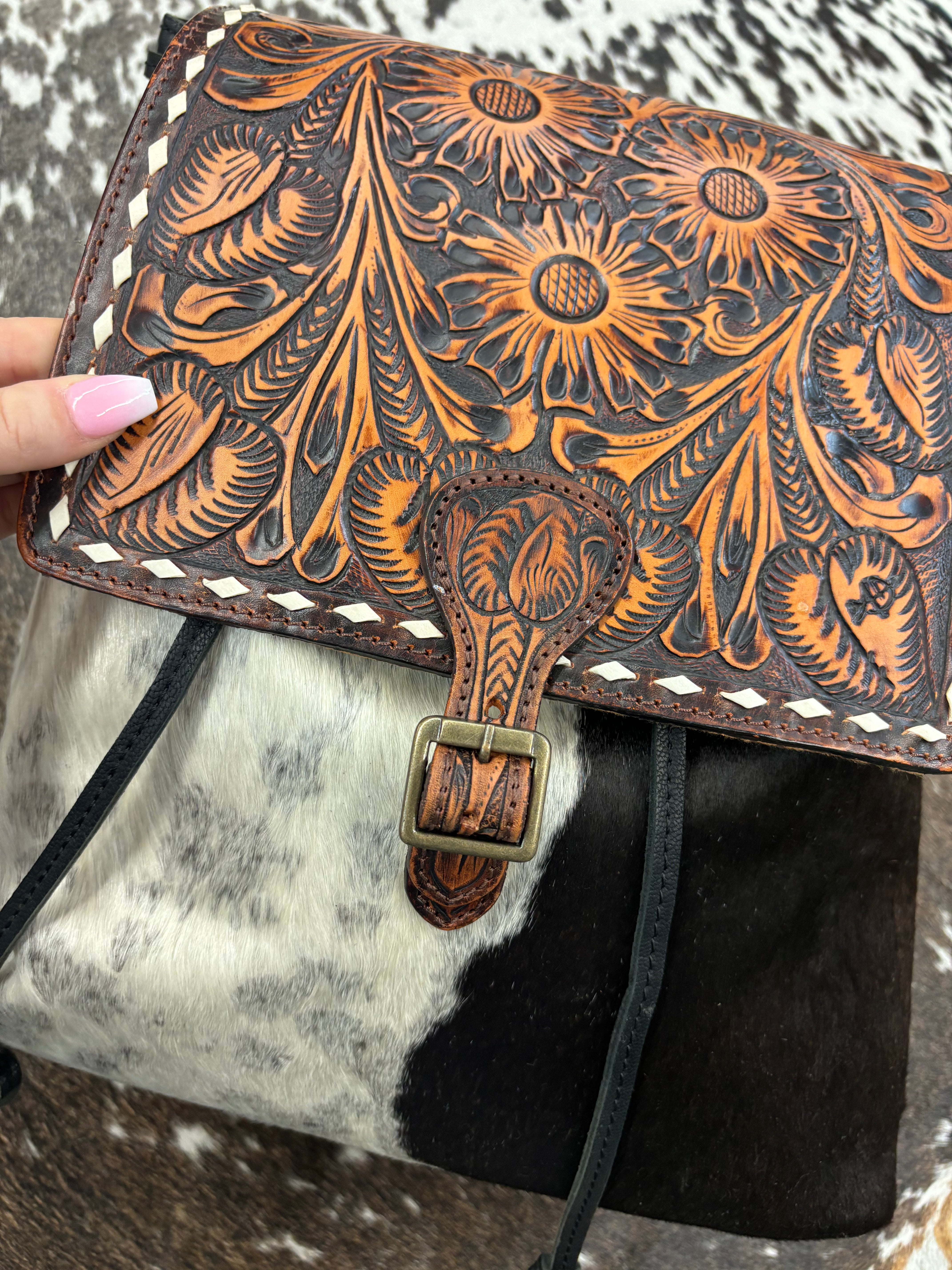 The Desperado Cowhide Backpack