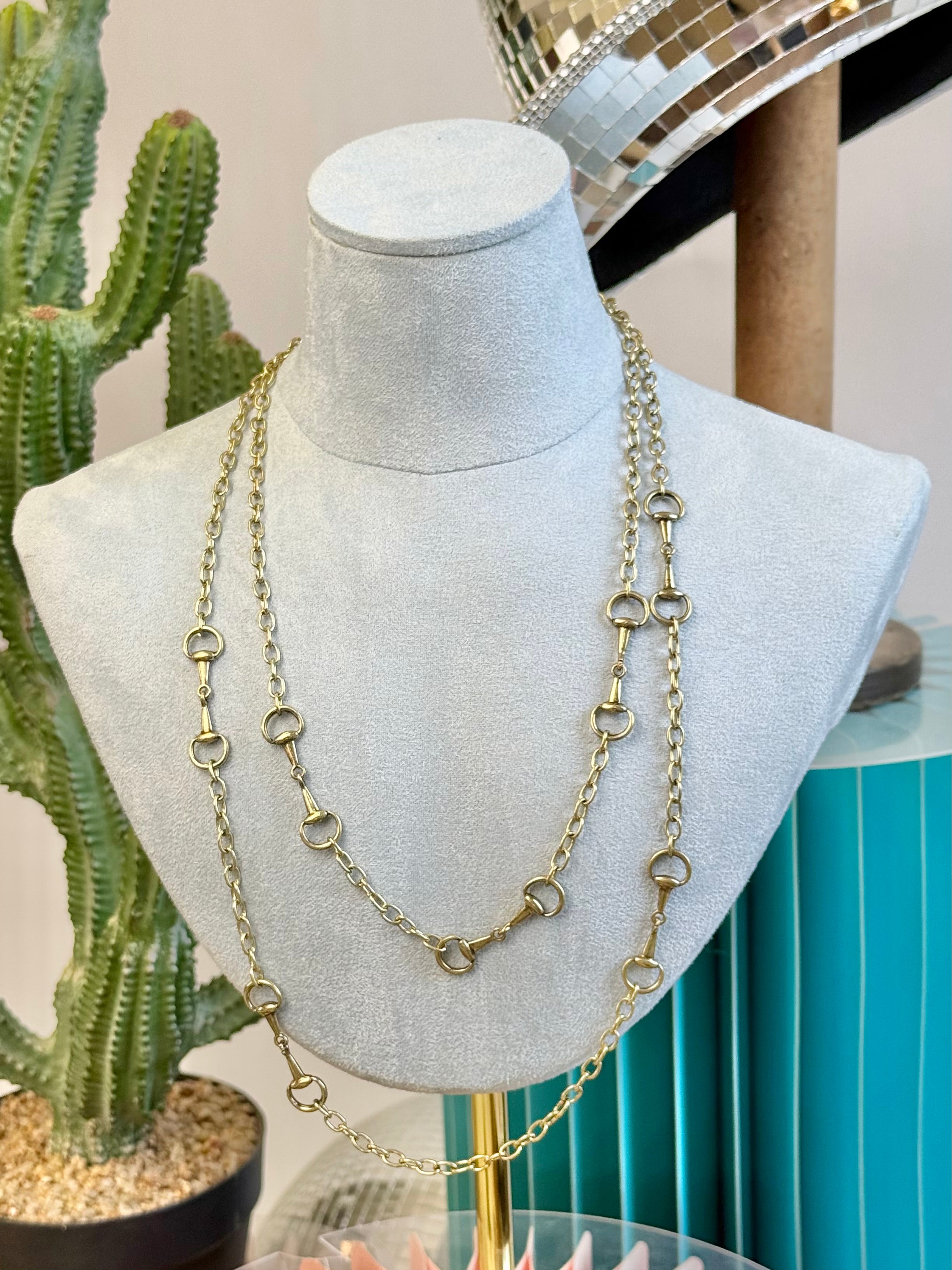 They Snaffle Bit Chain Necklace