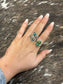 The Feather in the Wind Wrap Ring - size 8