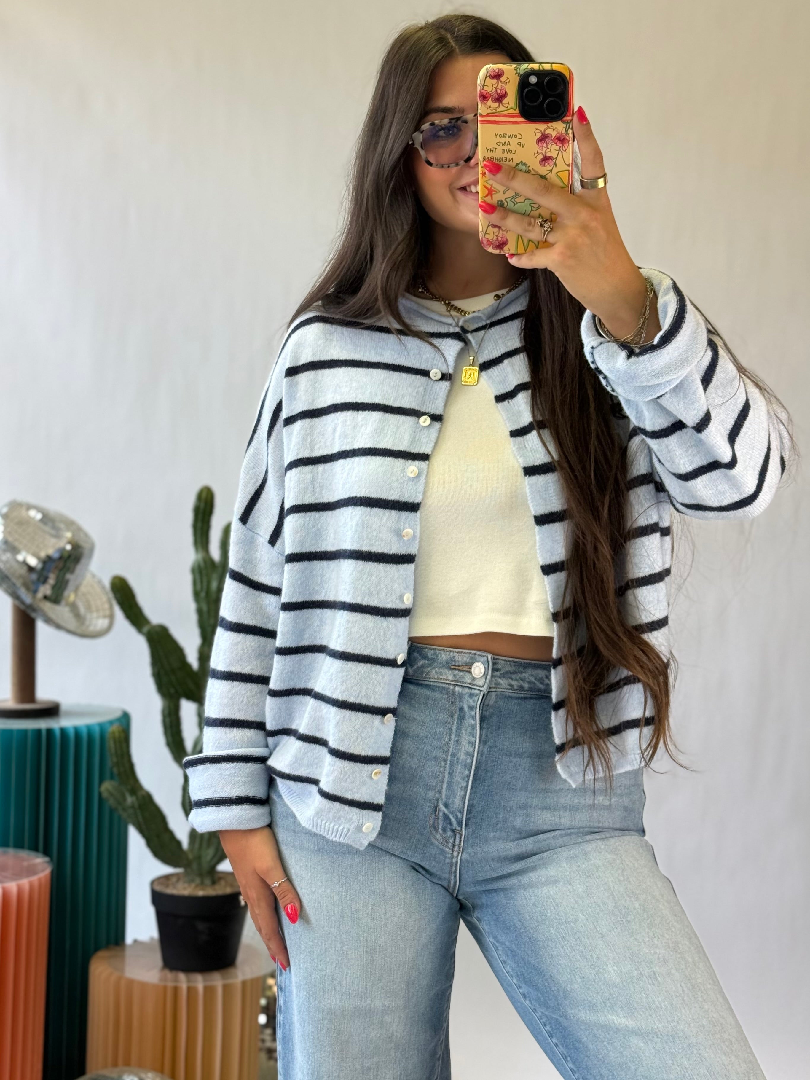The Sailor Stripe Cardigan