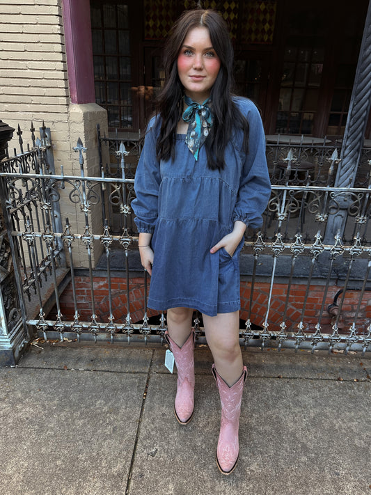 The Jack Frost Denim Dress