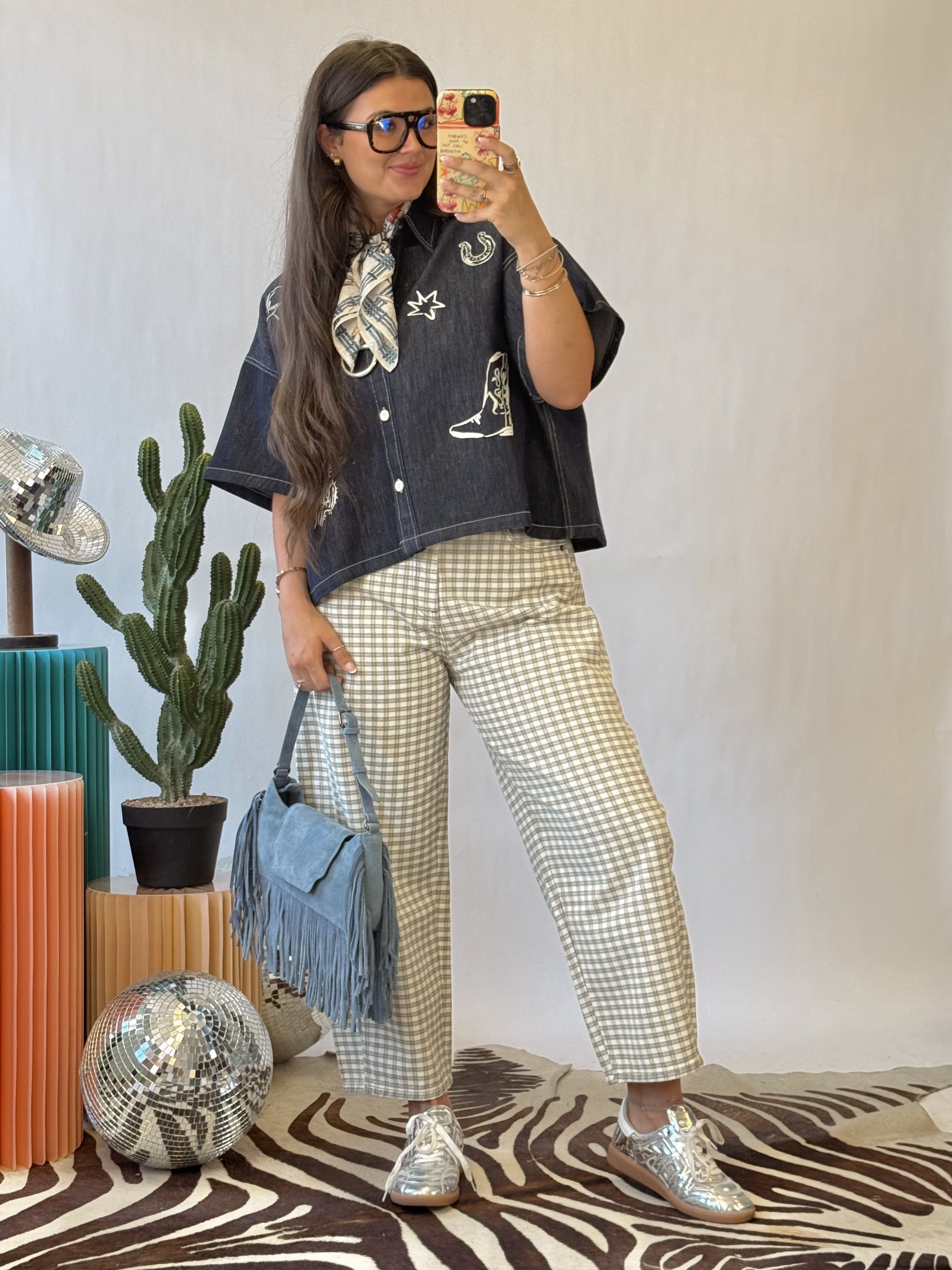 The Trailhand Denim Top