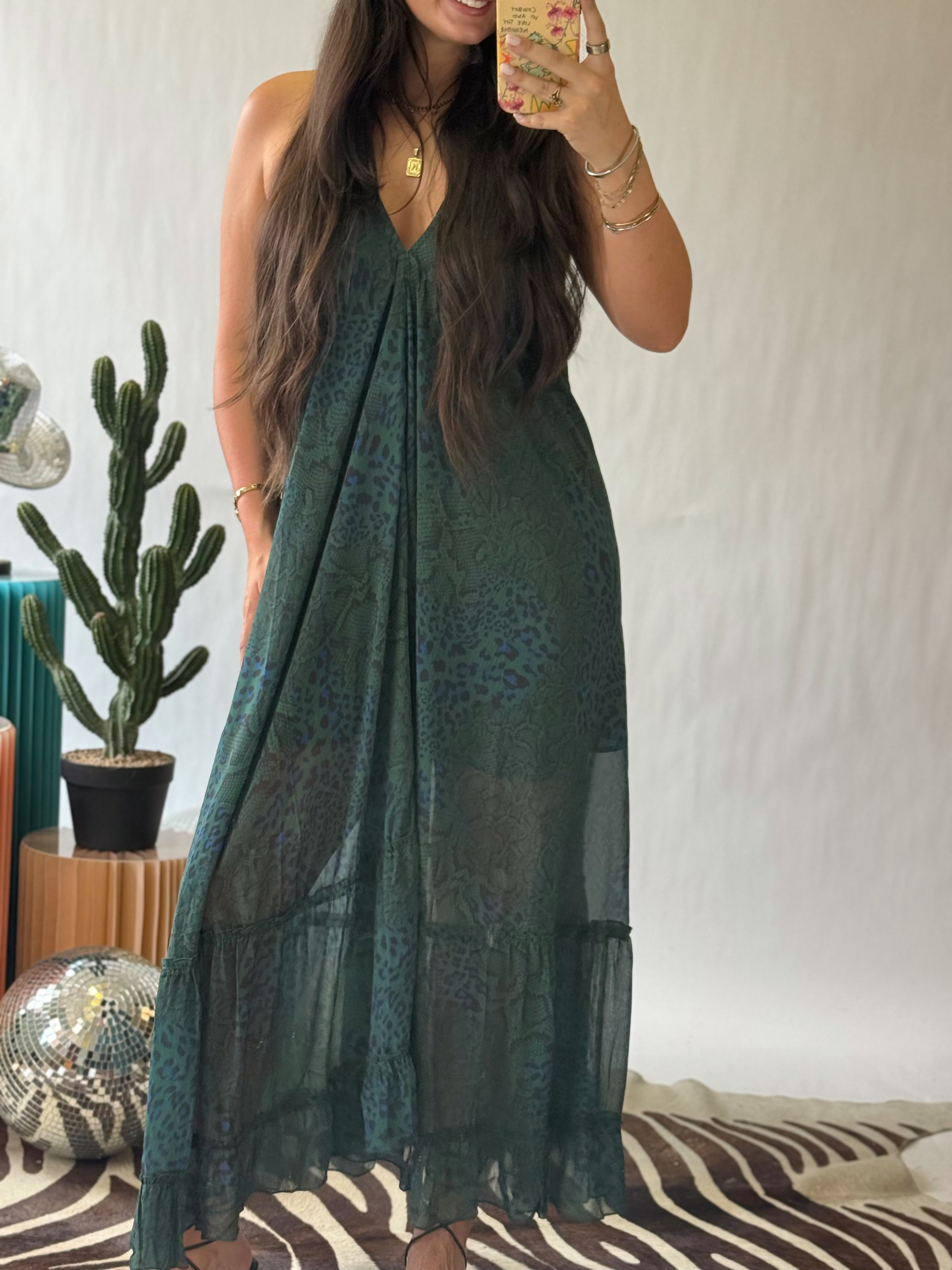 The Wildwood Halter Maxi Dress