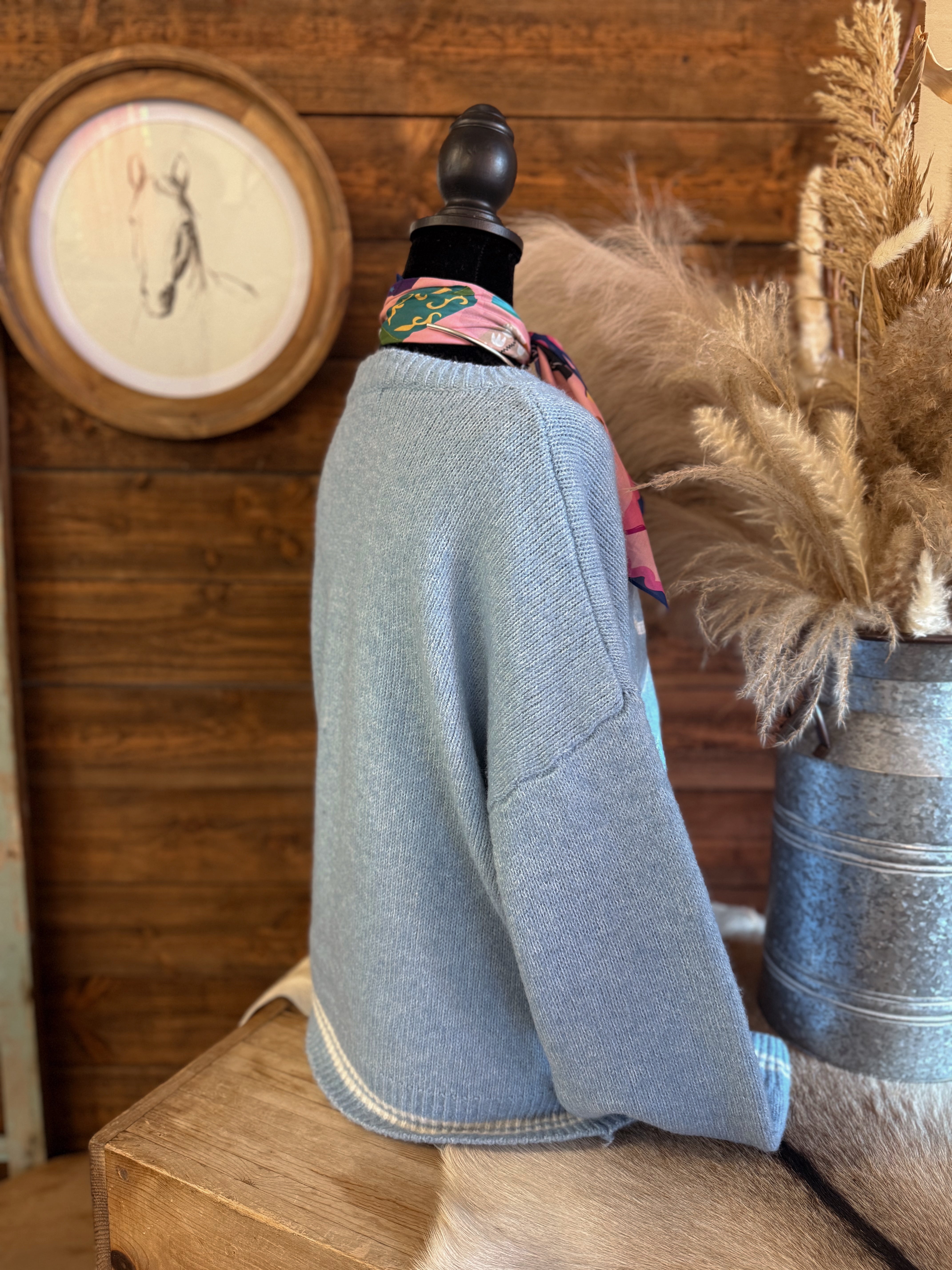 The See You Cowboy Sweater - Restock