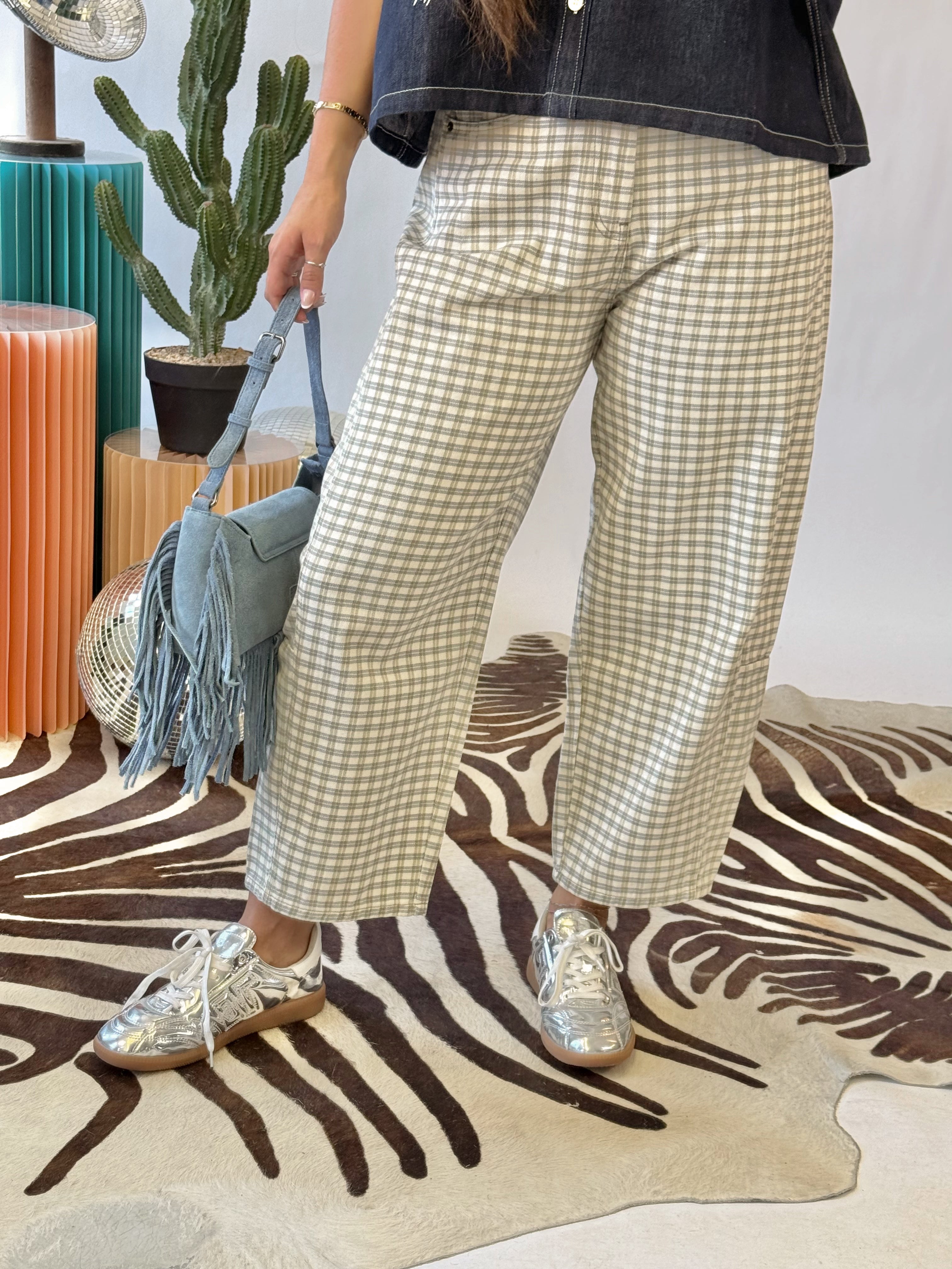 The Meadow Check Pants