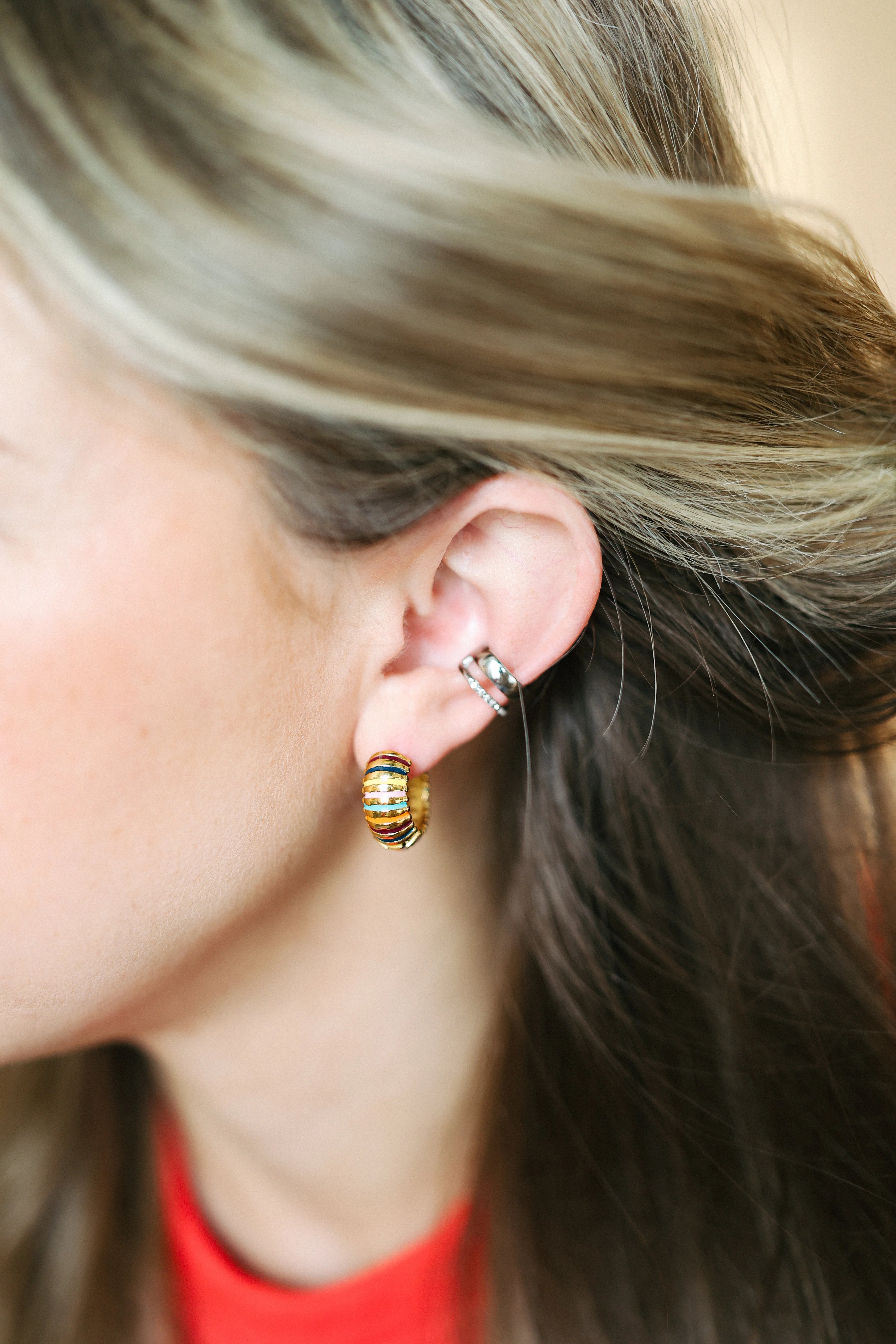 The Elly Colorful Hoops