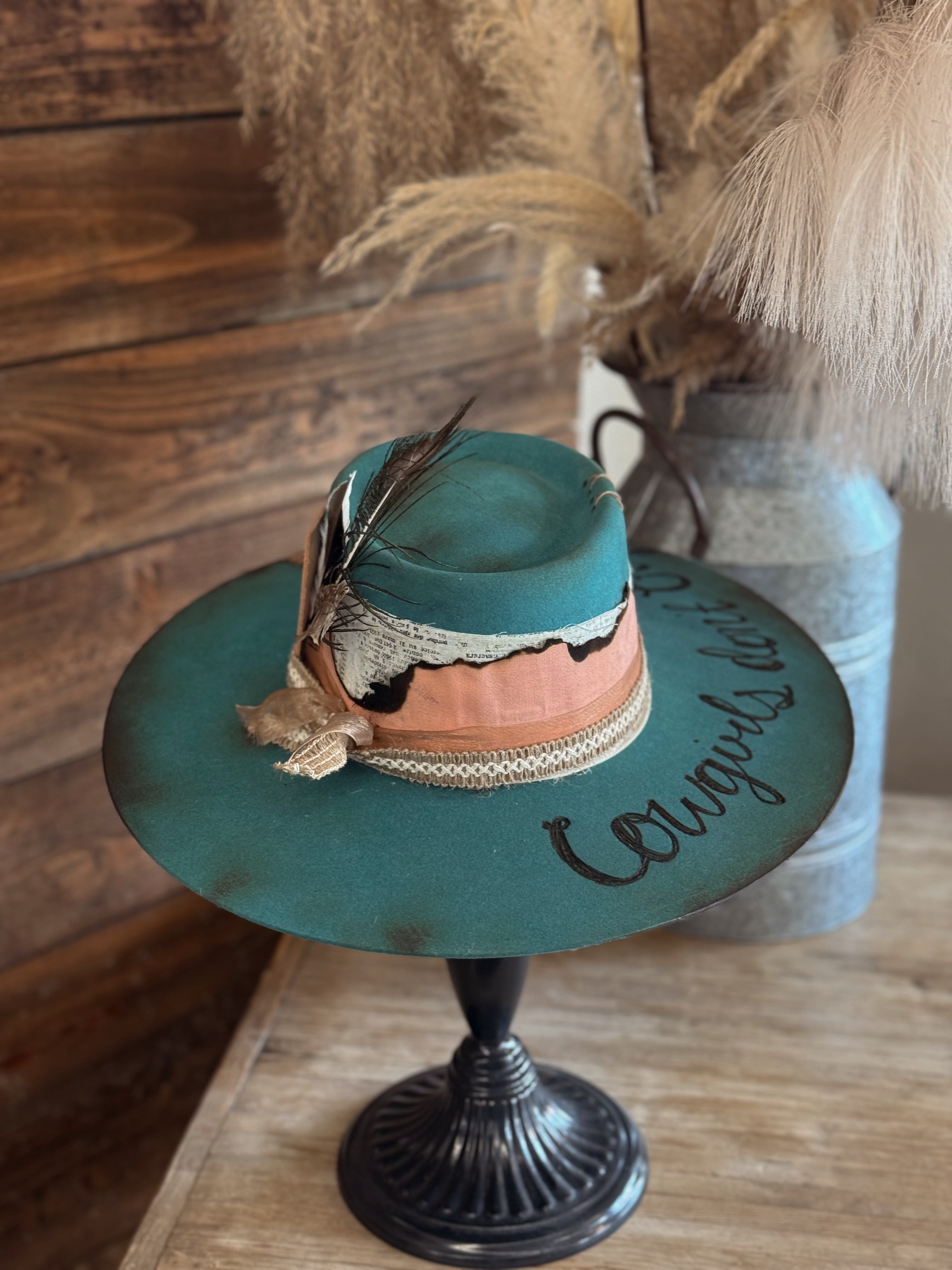 The Cowgirls Dont Cry Custom Hat