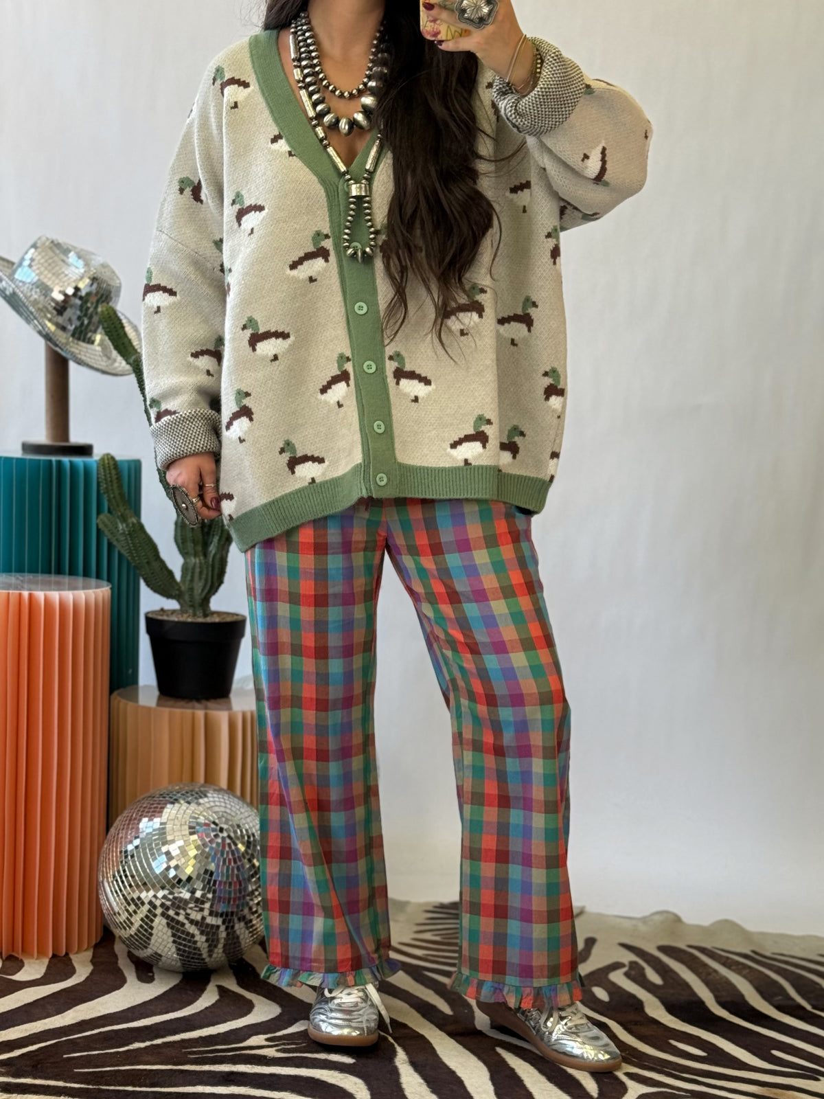 The Meadow Mallard Knit Cardigan