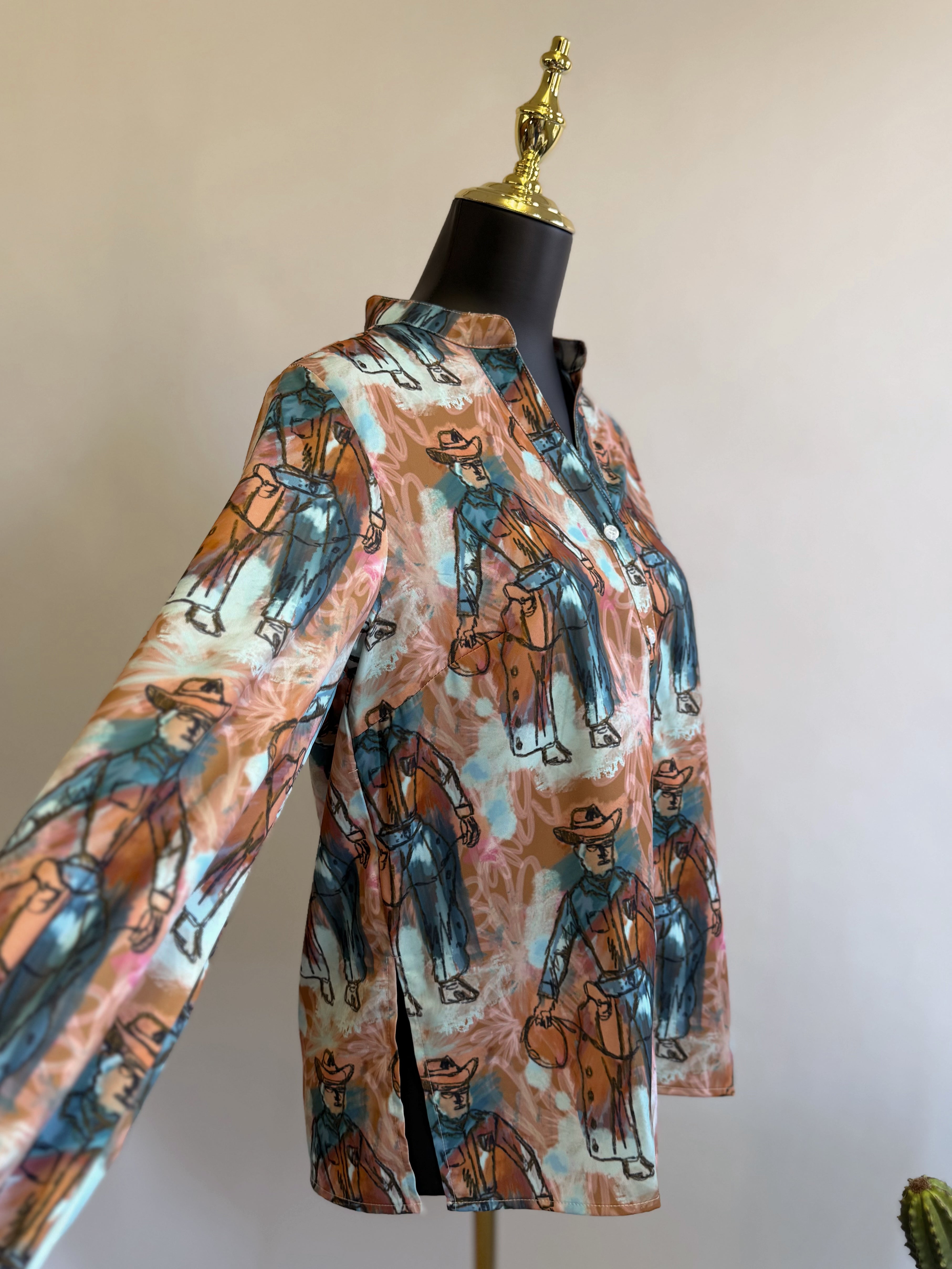 The Eclectic Cowboy Top