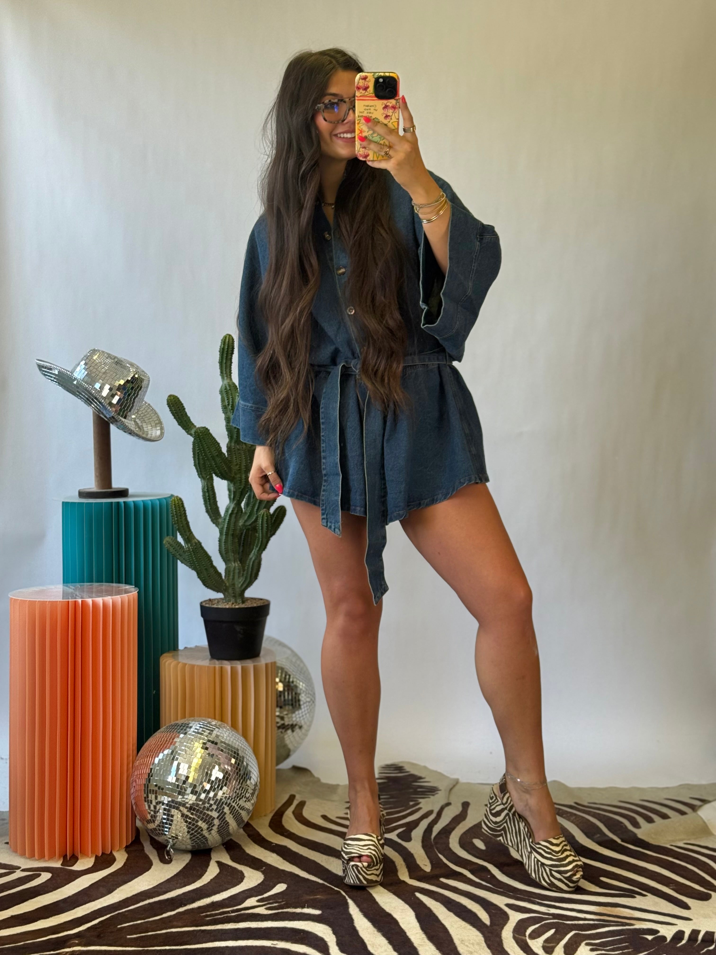 The Blue Jean Baby Romper