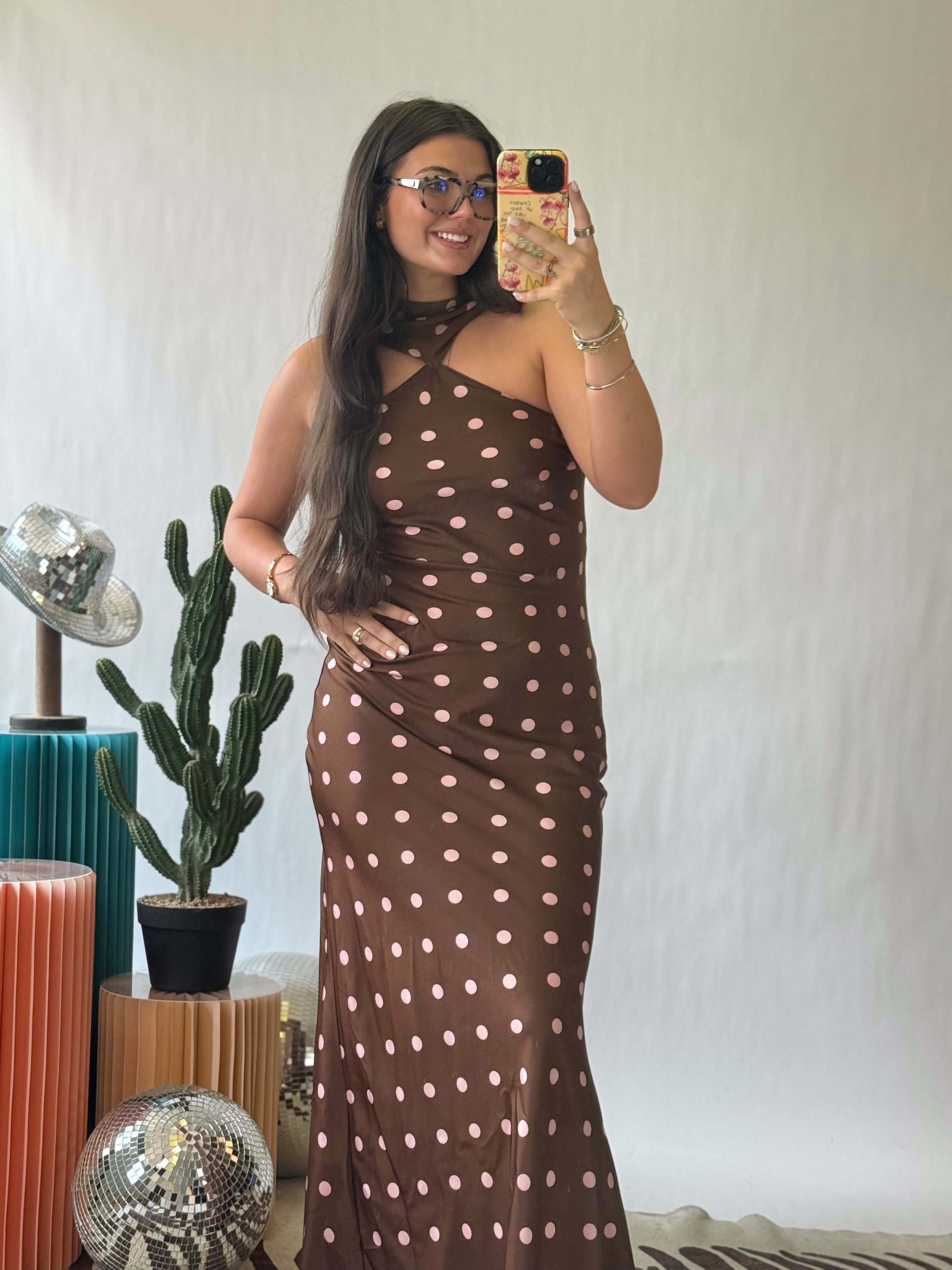 The Sweetheart Scarf Maxi Dress