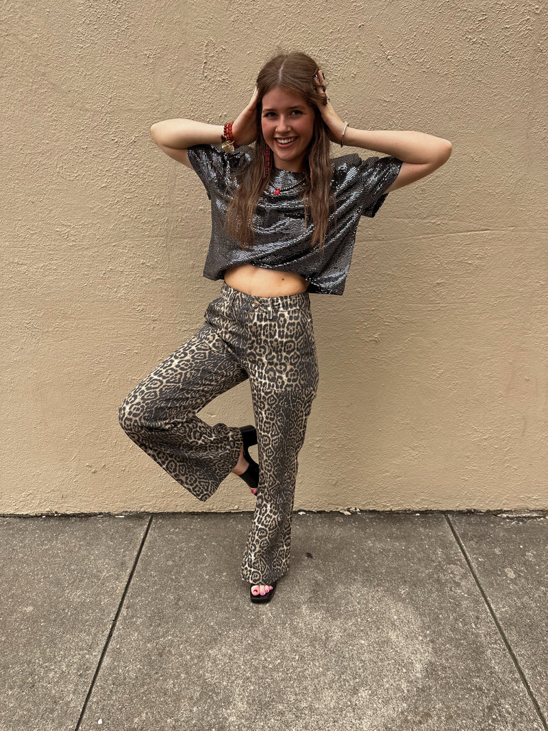 The Stage Coach Leopard Jeans