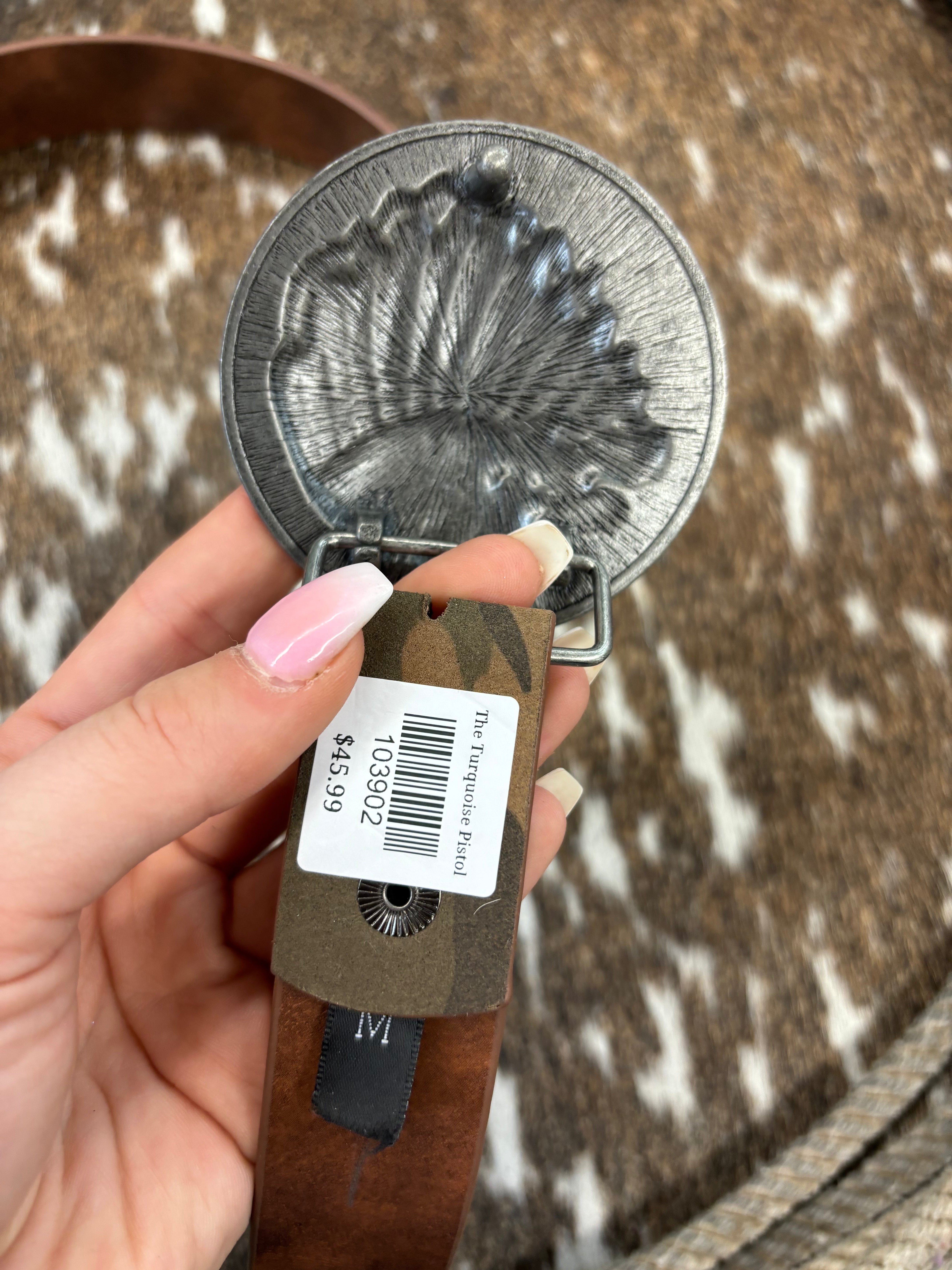 The Chief Roughout Camo Belt