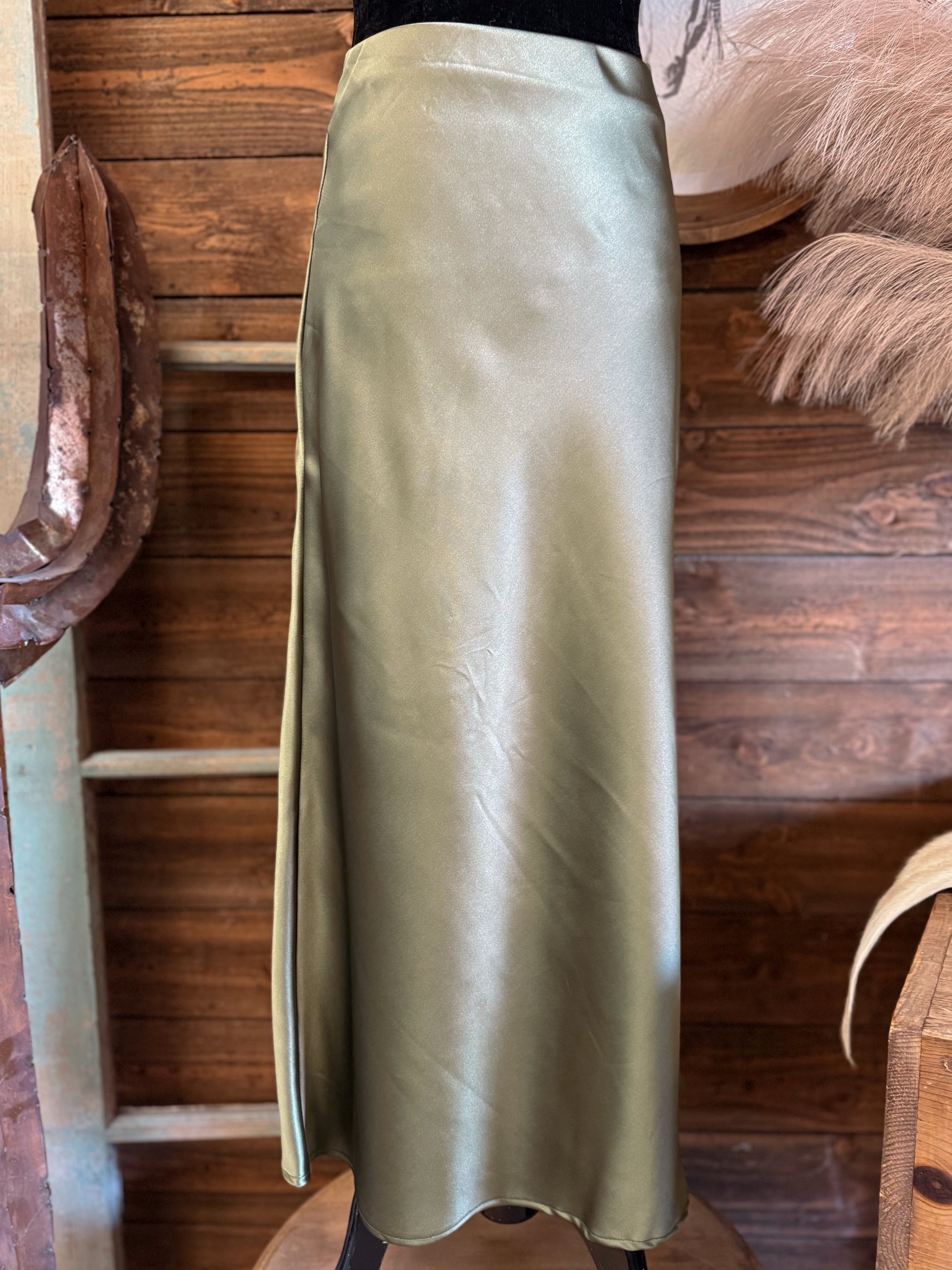 The Ollina Satin Skirt