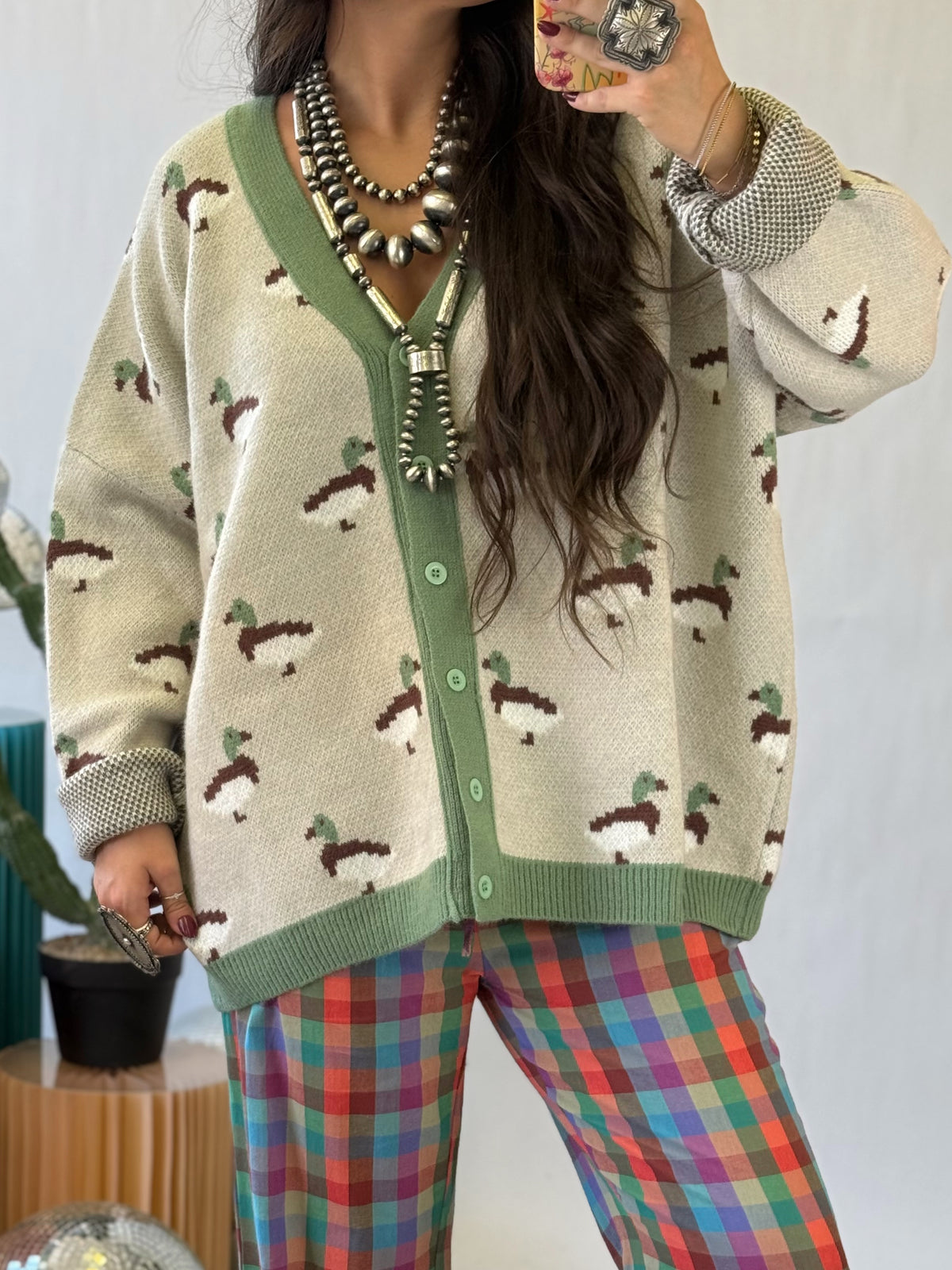 The Meadow Mallard Knit Cardigan