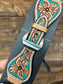 The Michigan Tooled Leather Watch Band