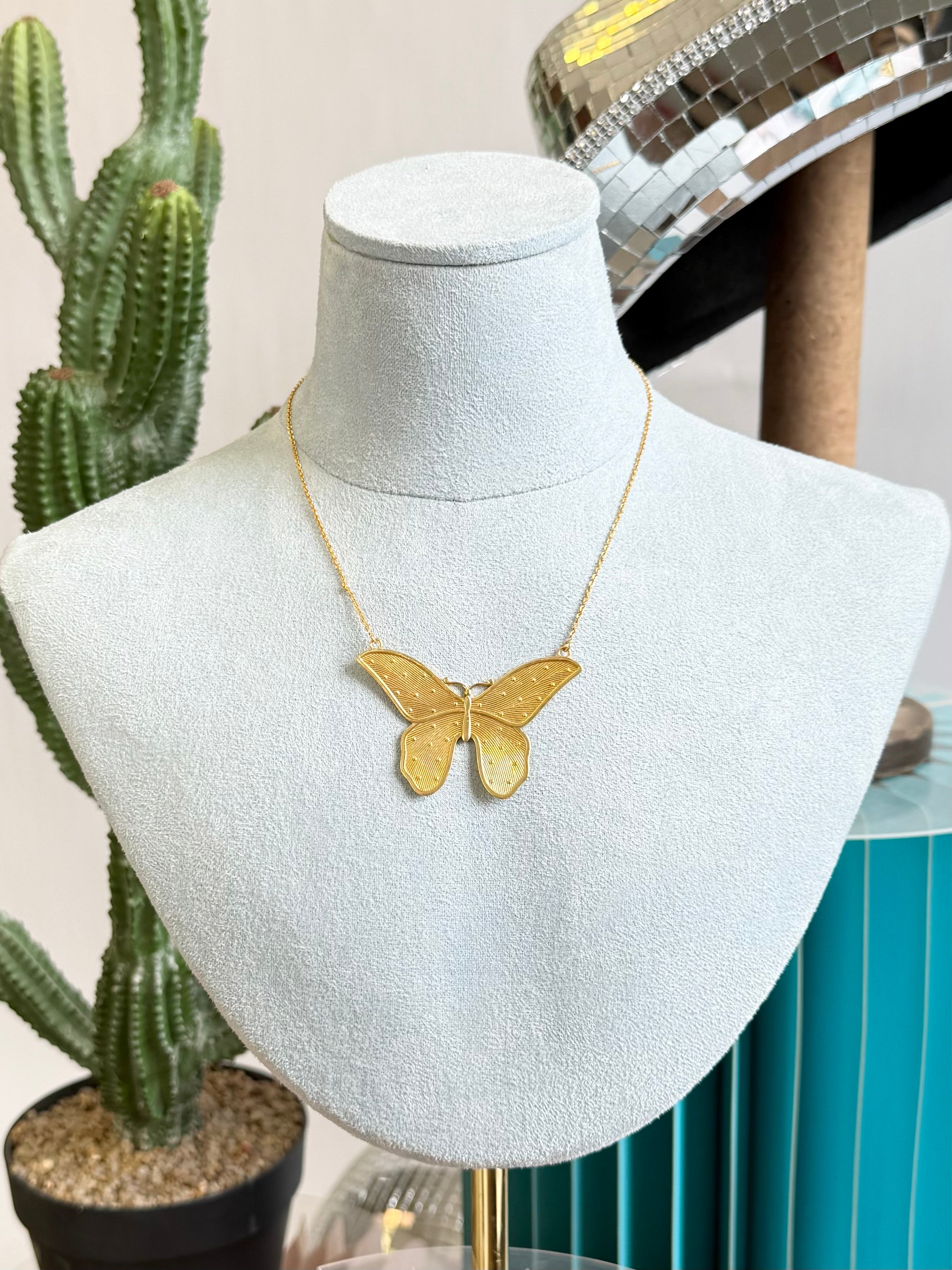 The Gilded Wing Necklace
