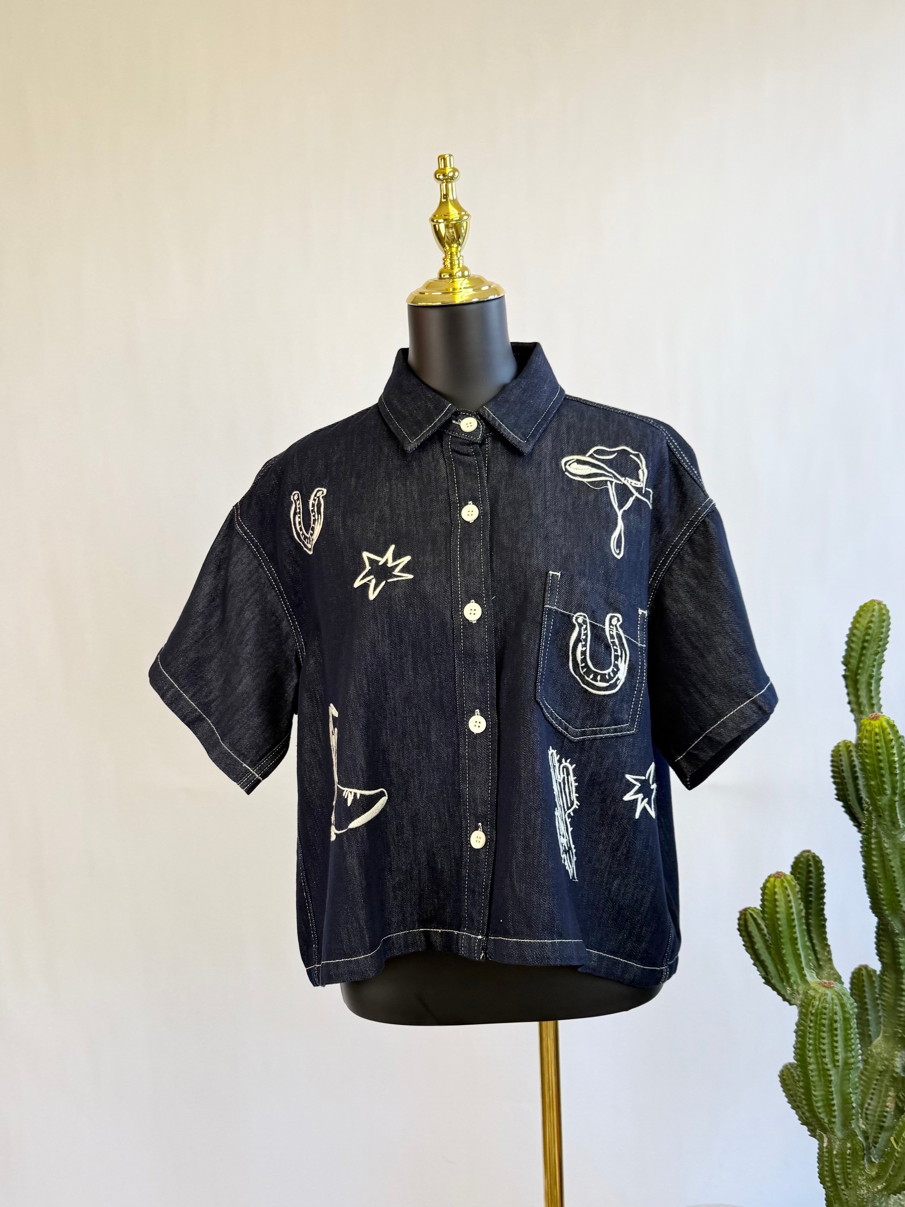 The Trailhand Denim Top
