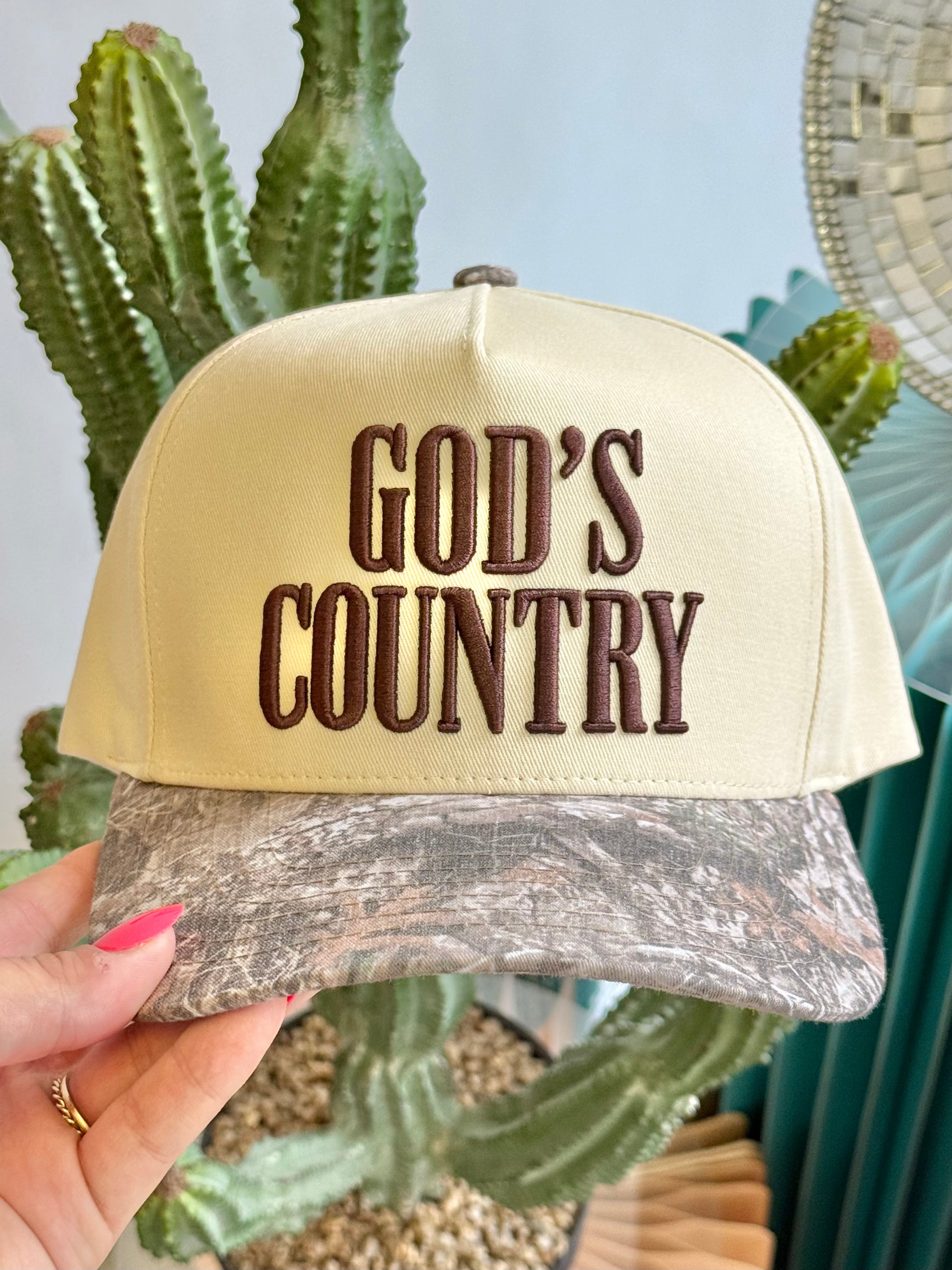 The Gods Country Trucker Hat