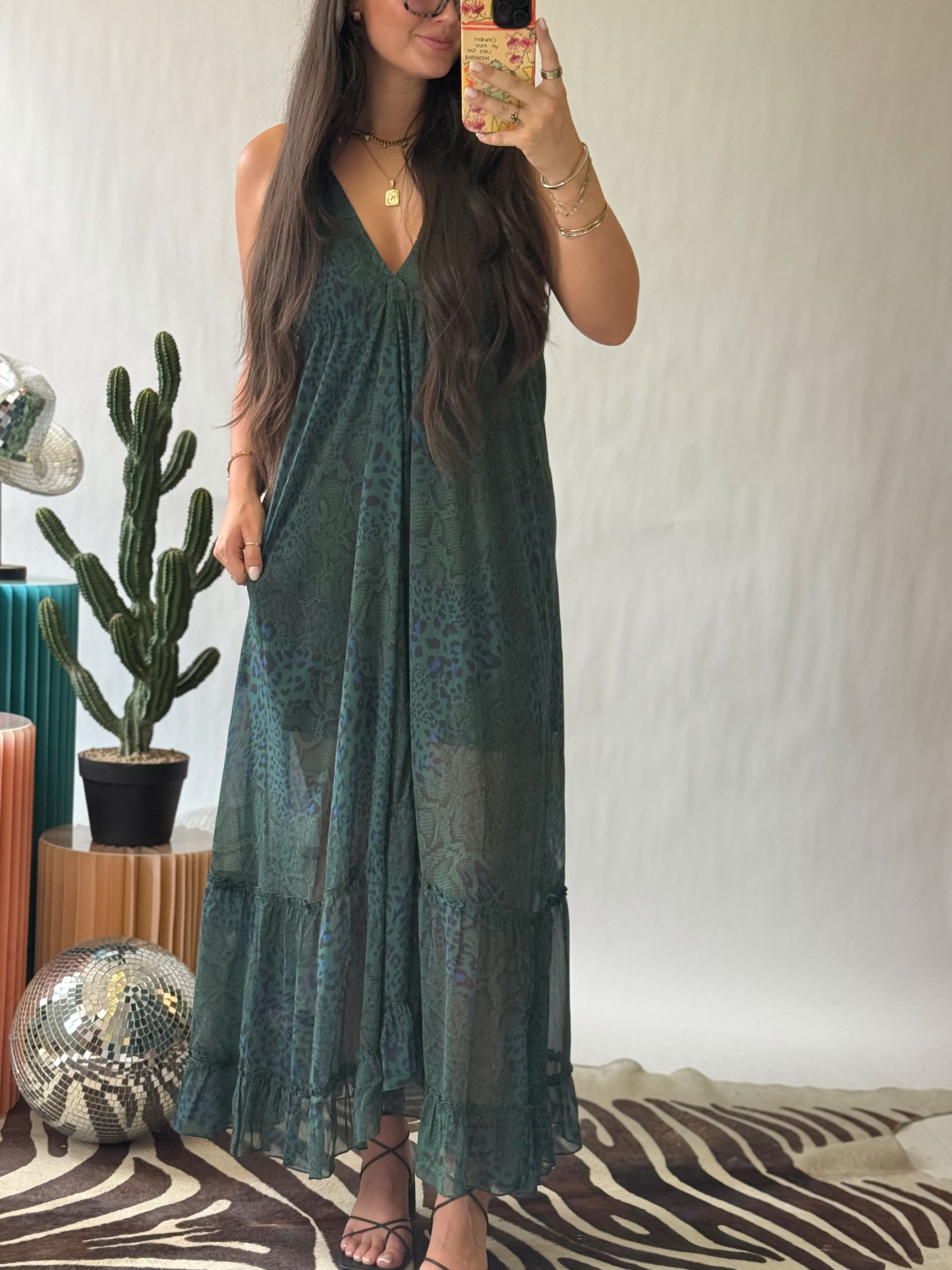 The Wildwood Halter Maxi Dress