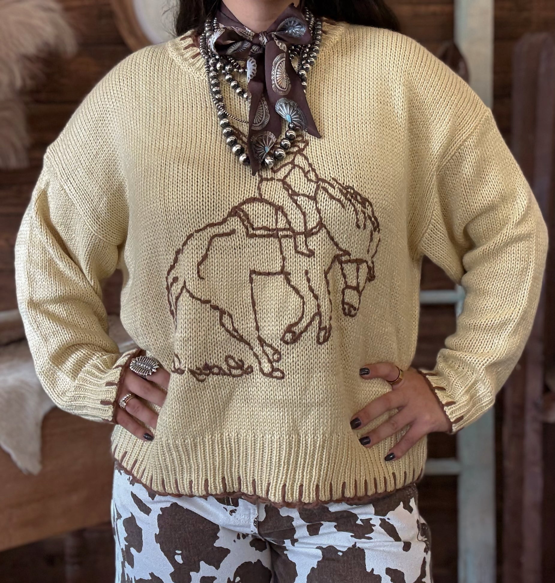 The Buckin Bronc Sweater