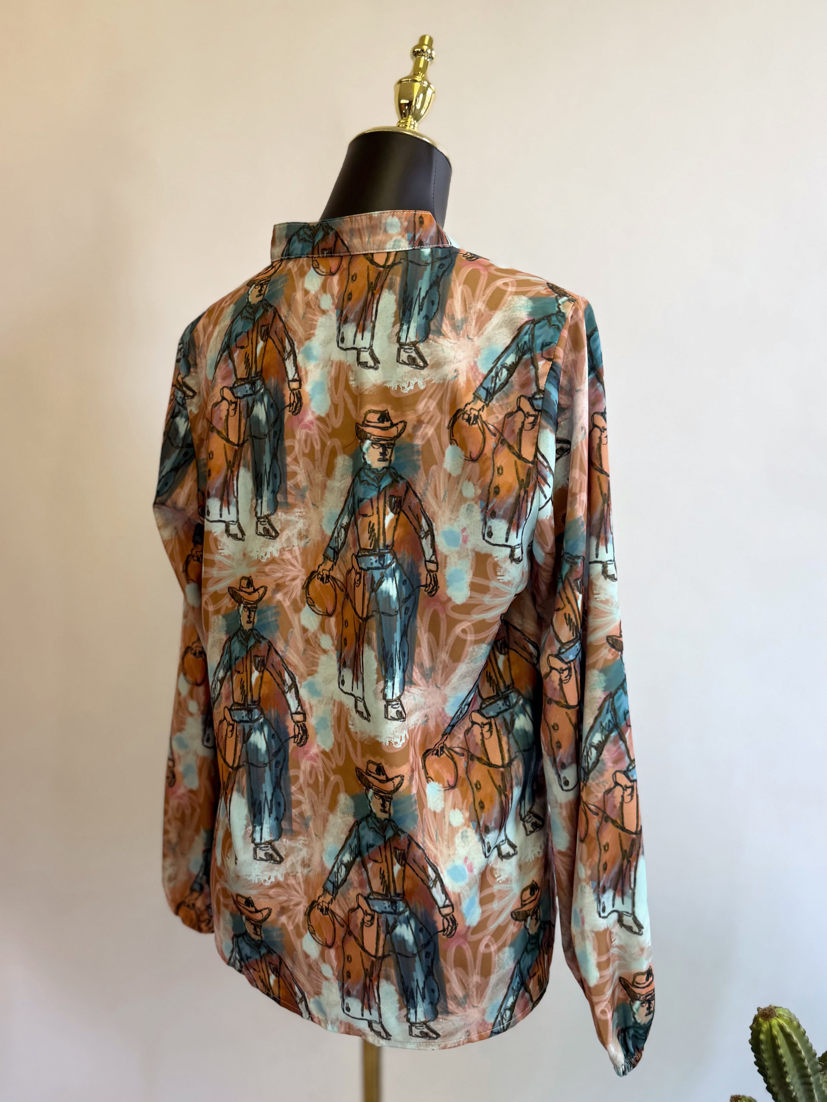 The Eclectic Cowboy Top