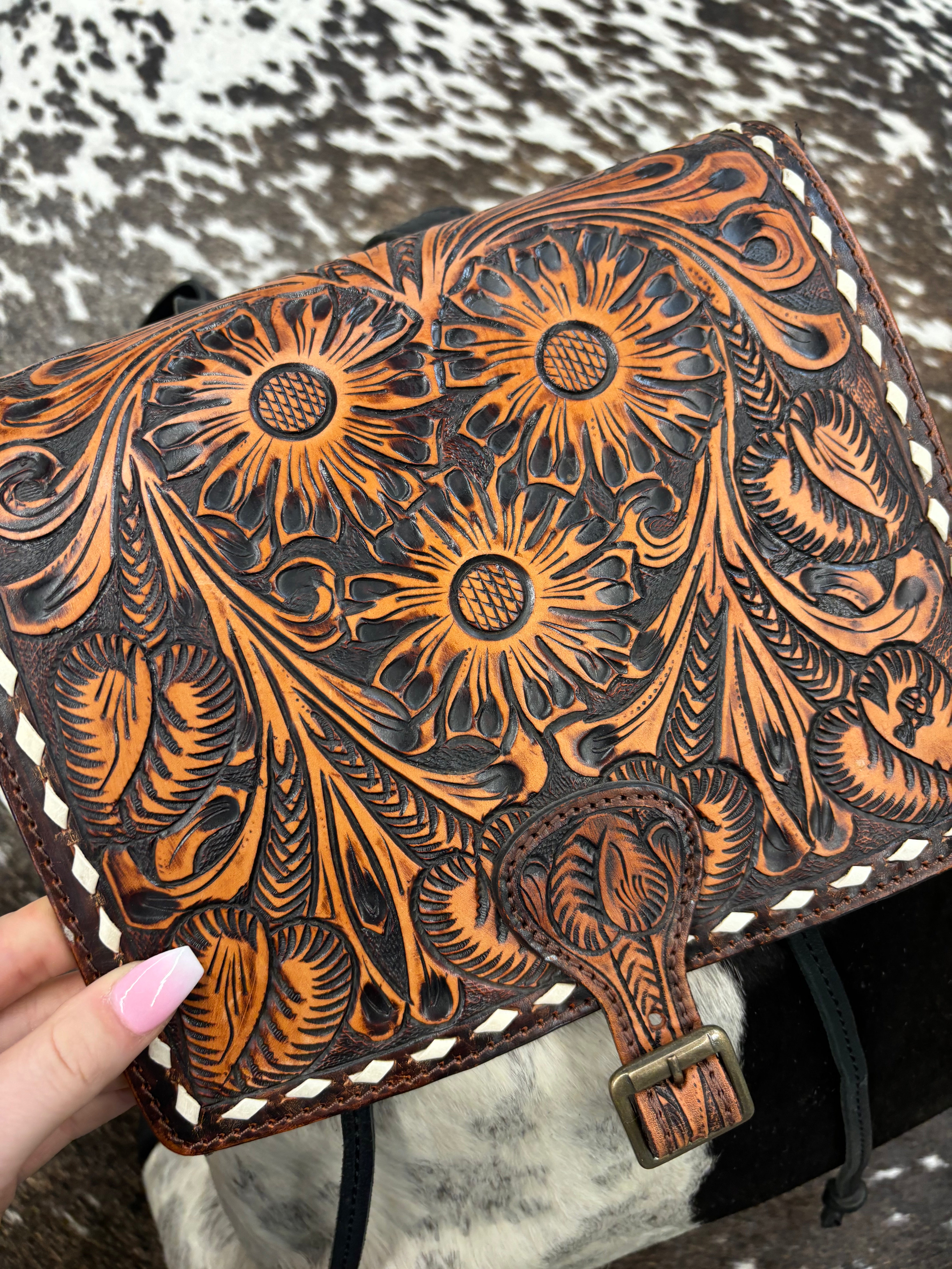 The Desperado Cowhide Backpack