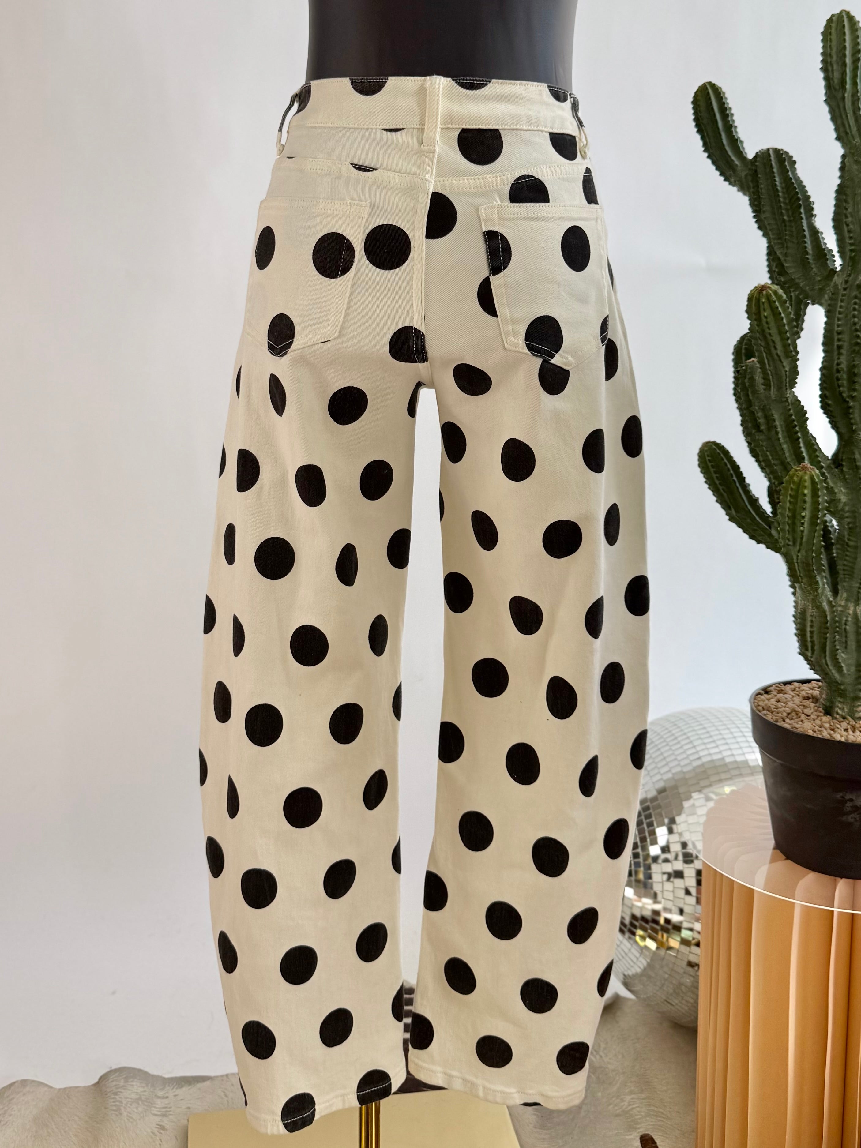 The Seeing Spots Barrel Jeans