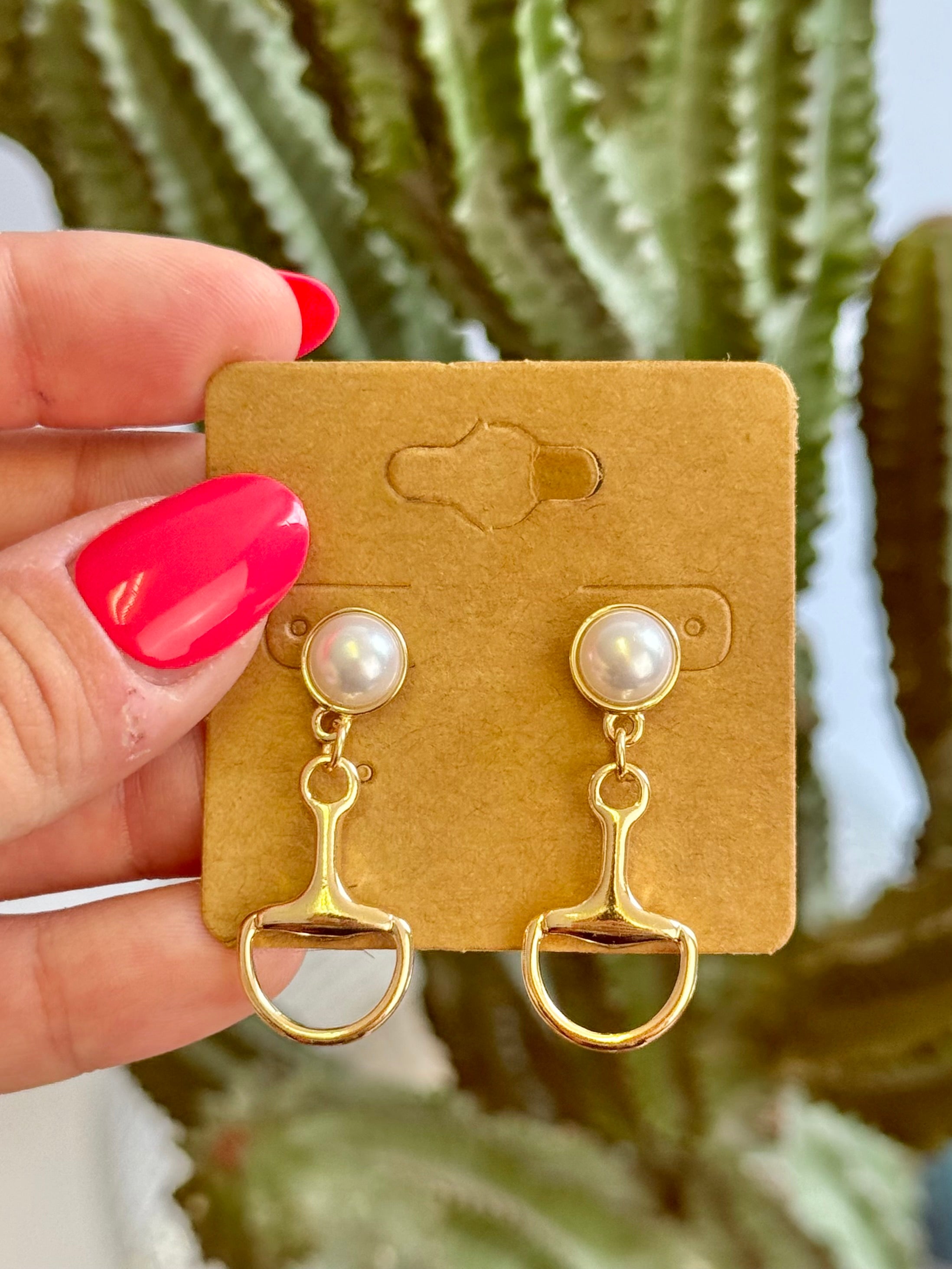 The Rosie Snaffle Bit Earrings