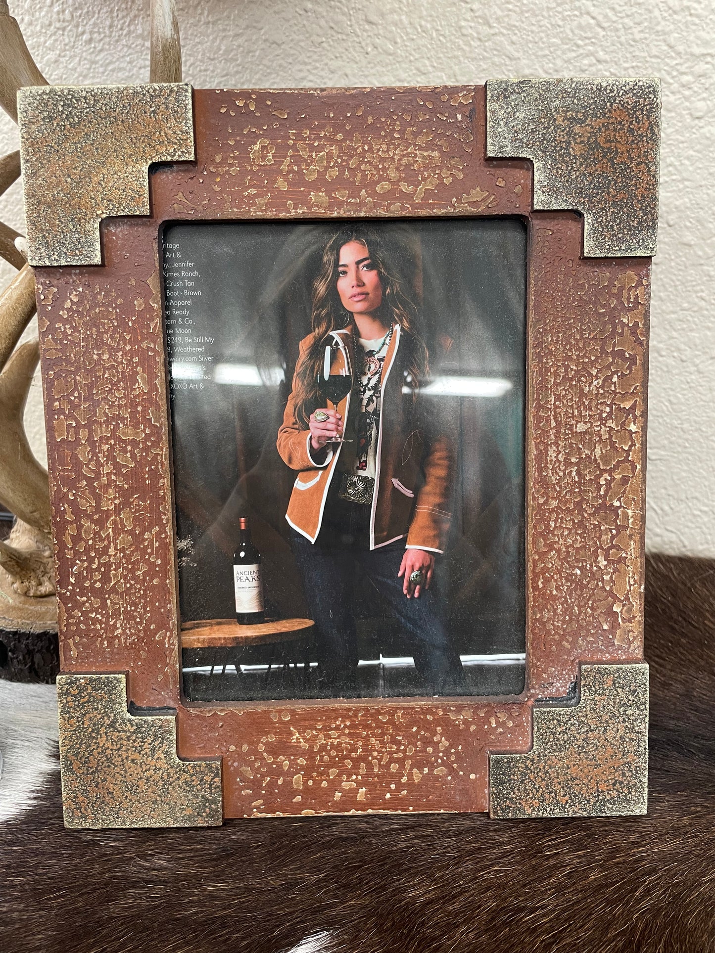 The Santa Fe Picture Frame - Red