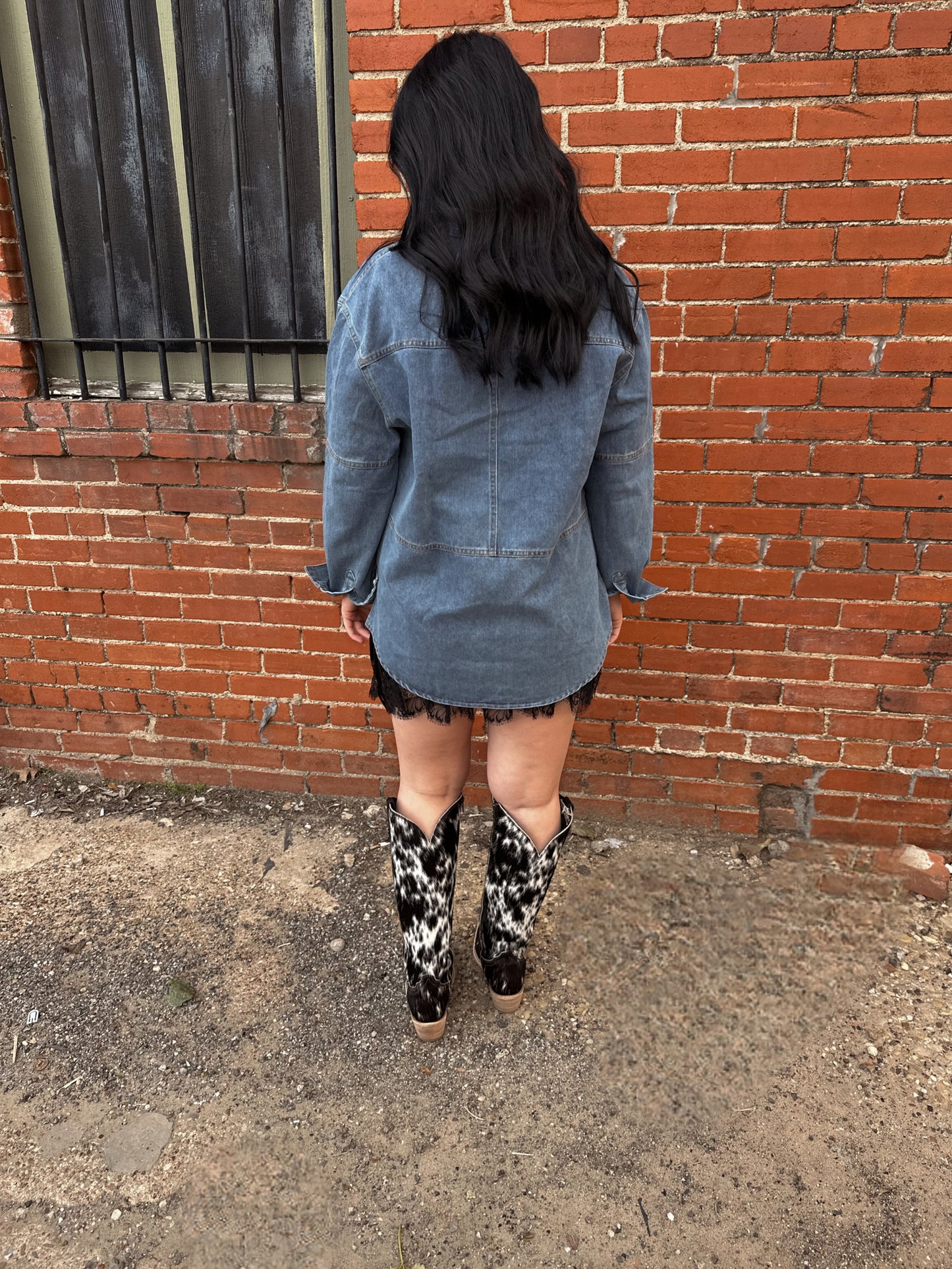 The Clarice Denim Tunic