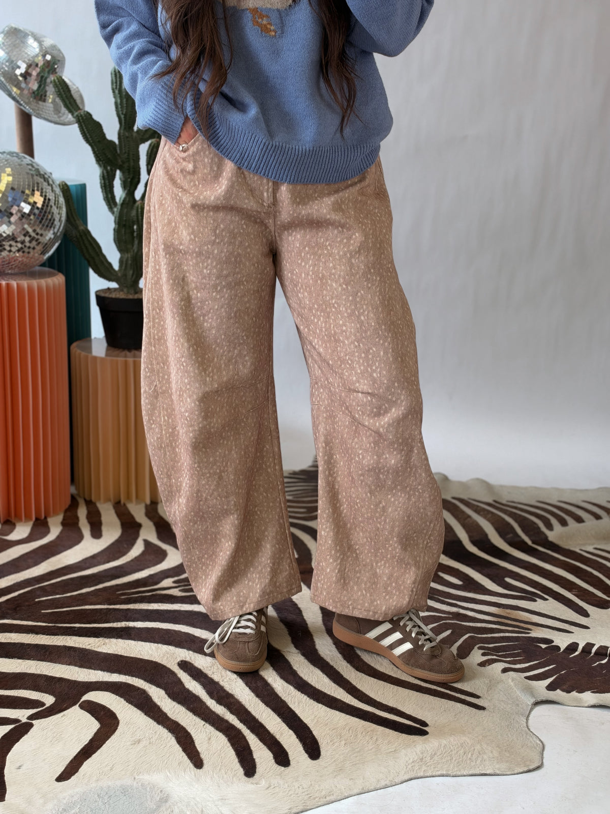 The Fawn & Free Barrel Jeans