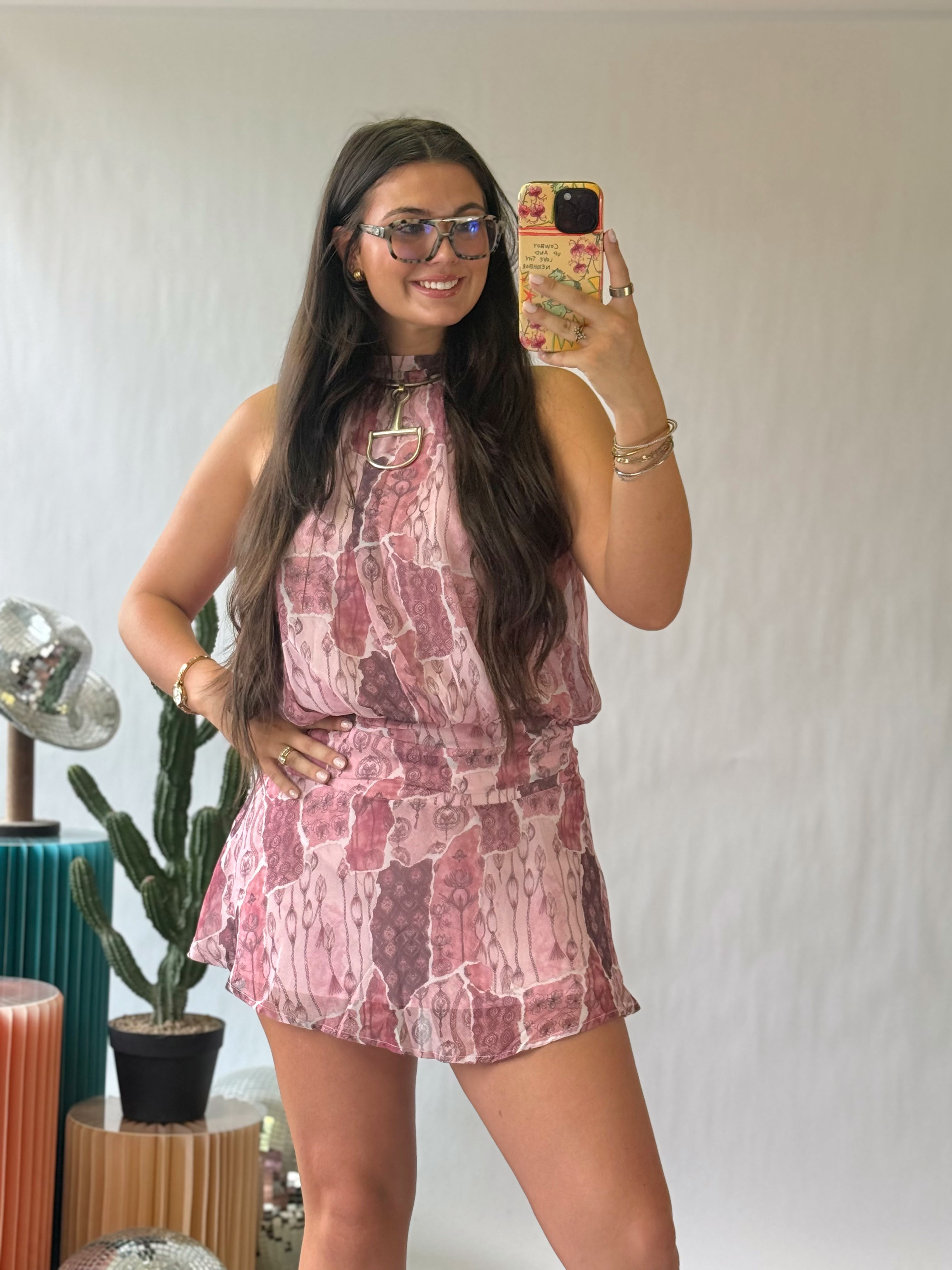 The Rodeo Romance Mini Dress